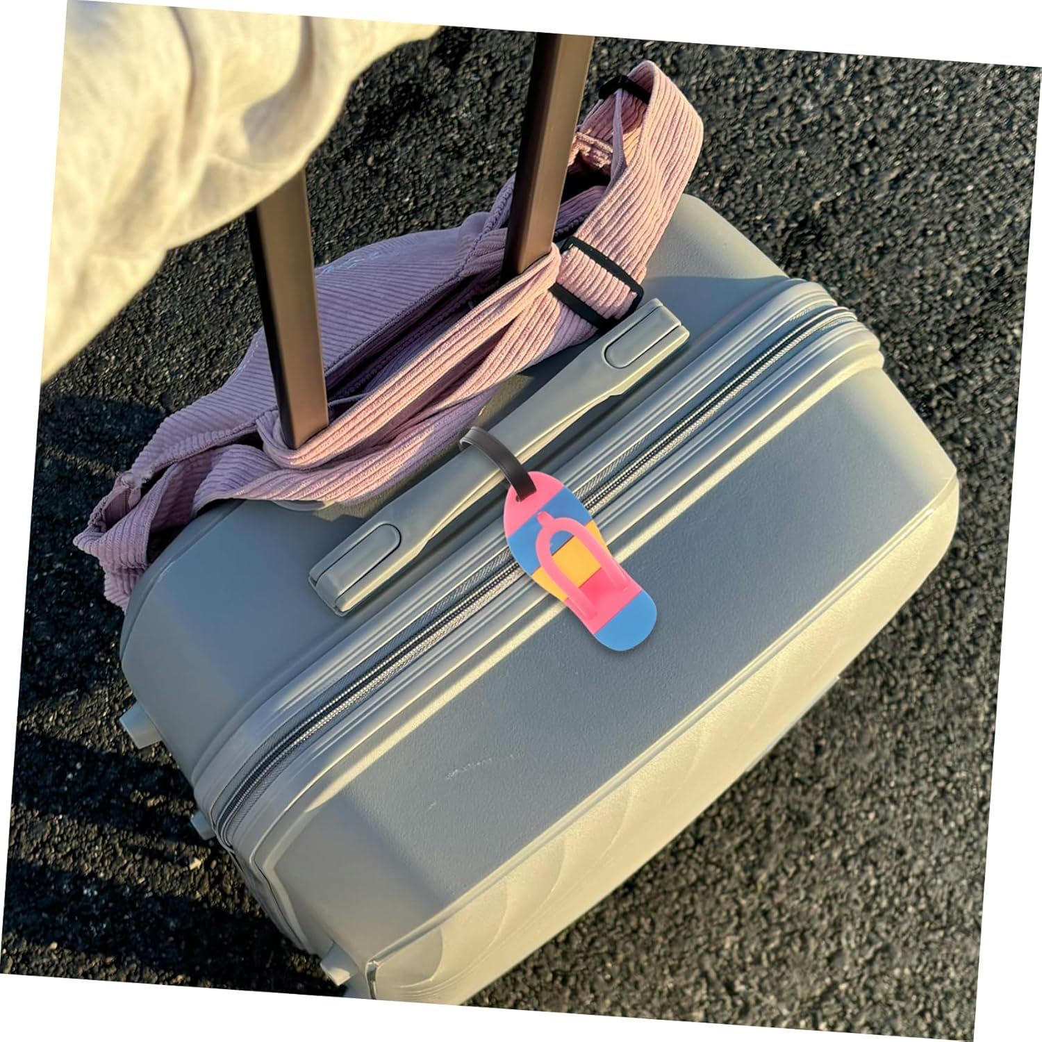 VANZACK 6Pcs Travel Name Tags for Luggage Cruise Tags Luggage for Suitcases Airplane Travel Essentials Creative for Bags