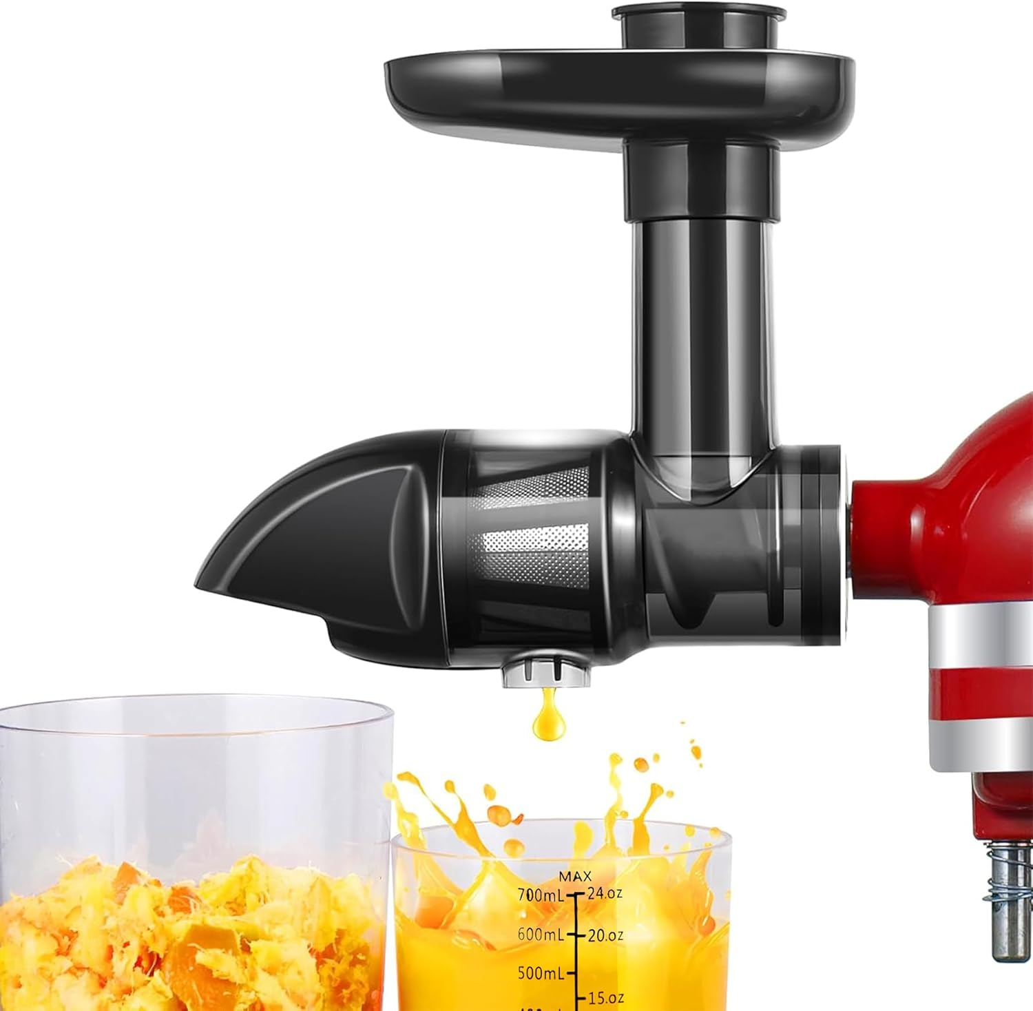 Masticating Juicer Attachment for Kitchenaid All Models Stand Mixers,Masticating Juicer, Slow Juicer Attachment for All Kitchenaid Mixers, Cold Press Juicer Parts image number 5
