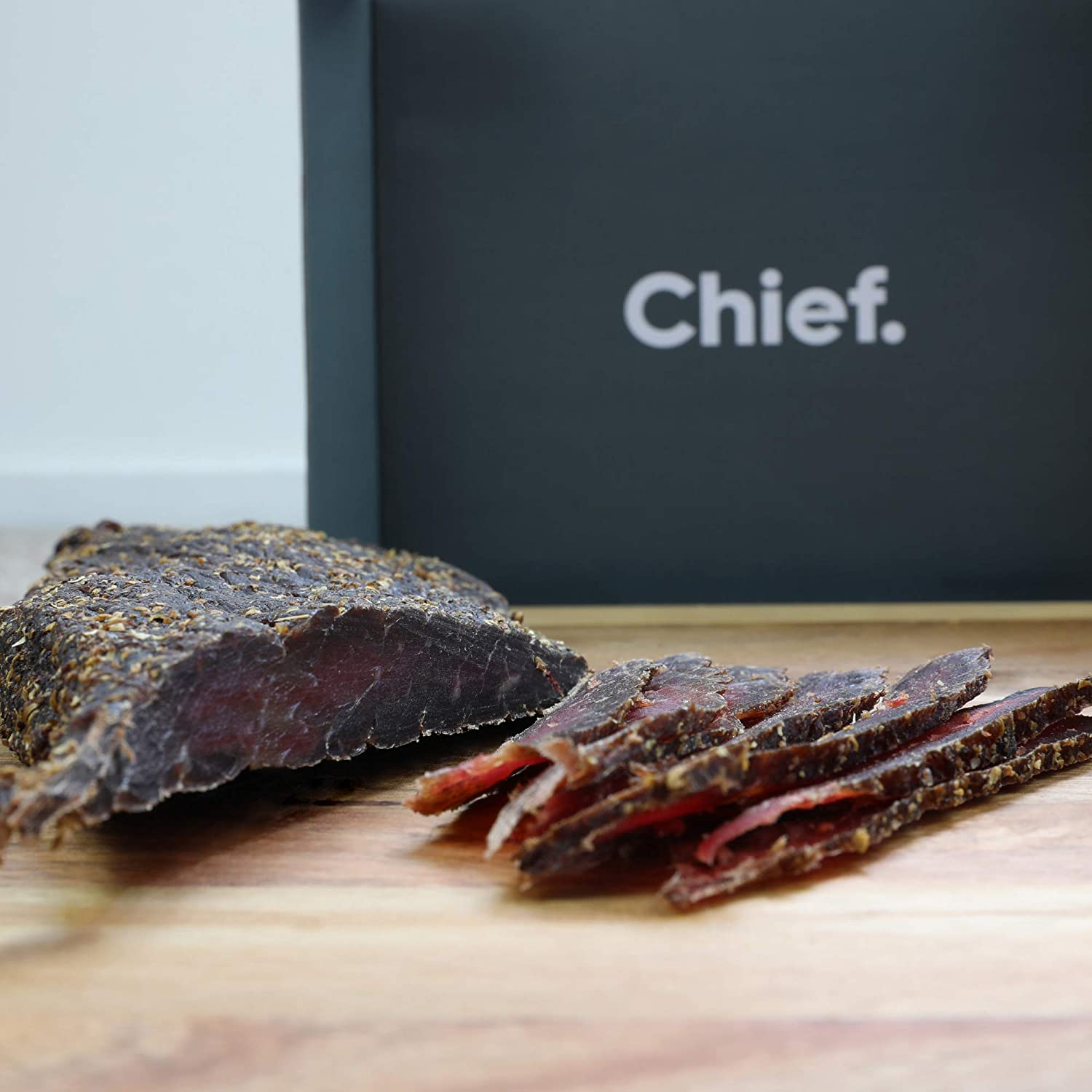 CHIEF Traditional Beef Biltong (12 X 30G Bags) | 100% Organic Grass-Fed Aussie Beef, Paleo Friendly, Gluten Free, Dairy Free, Nut Free, Low Sugar image number 3