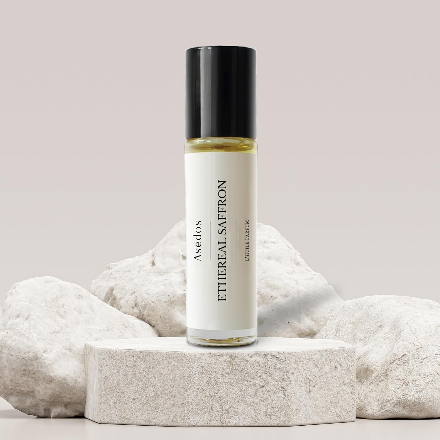 Asedos - Ethereal Saffron Perfume Oil | Inspired by MFK Baccarat Rouge 540 | Rollerball | Unisex Attar Oil | Vegan, Paraben Free, Phthalate Free | Animal Cruelty Free | 10Ml 0.34 Fl Oz image number 4