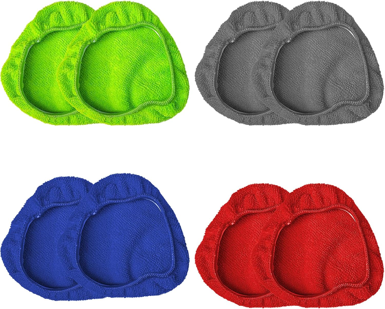 Ziciner 8 PCS Car Care Microfiber Cloths for Windshield Cleaner, Replaced Microfiber Pads Cover Kit, Car Windshield Cleaning Tool Bonnets, Interior Auto Window Cleaner Washing Pads (8 PCS) image number 4