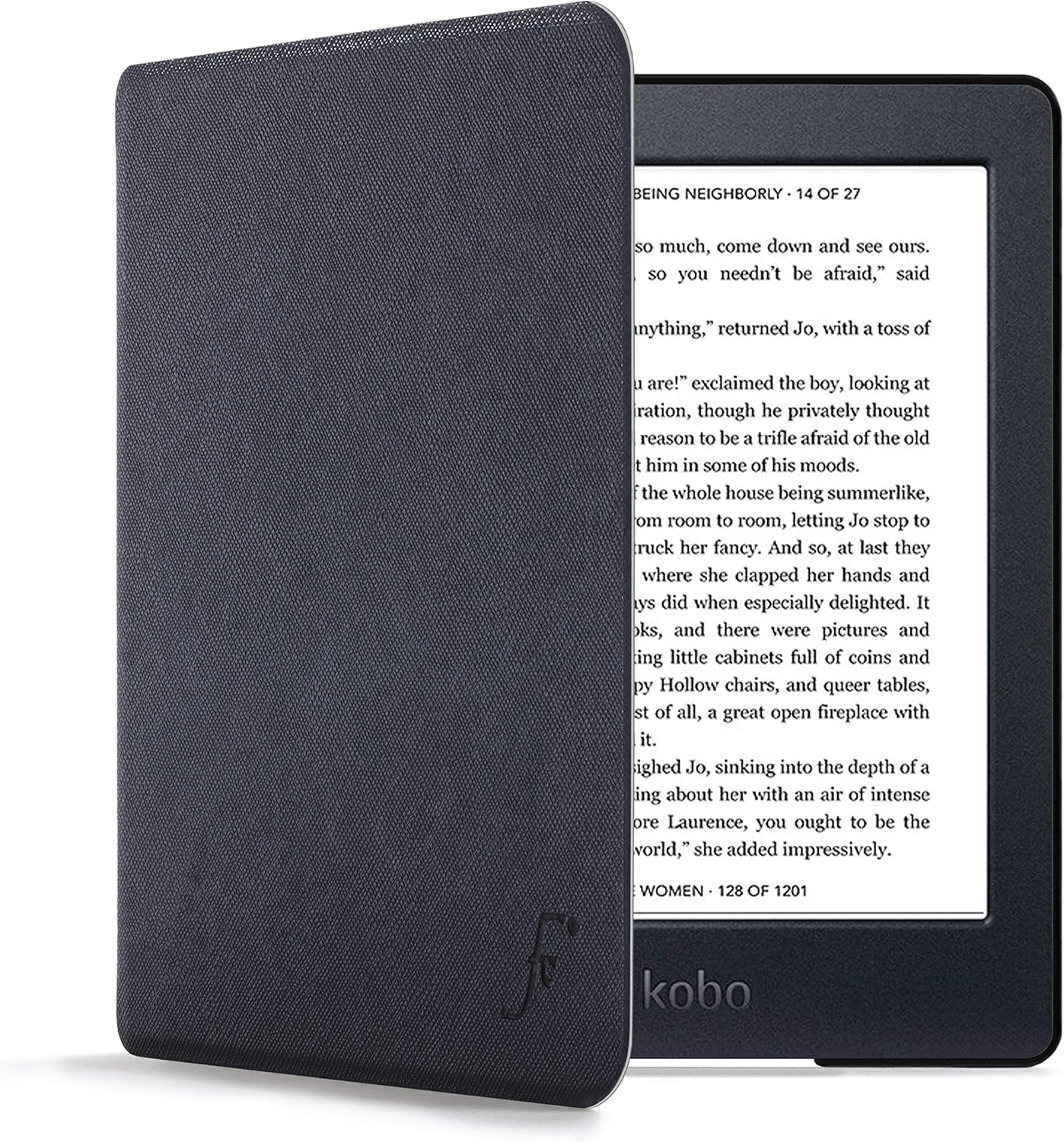 Forefront Cases Case for Kobo Nia - Lightweight Kobo Nia Case - Lightweight & Thin Protective Case for Kobo Nia with Auto Sleep Wake Function, Shell Design Bag - Rose Gold