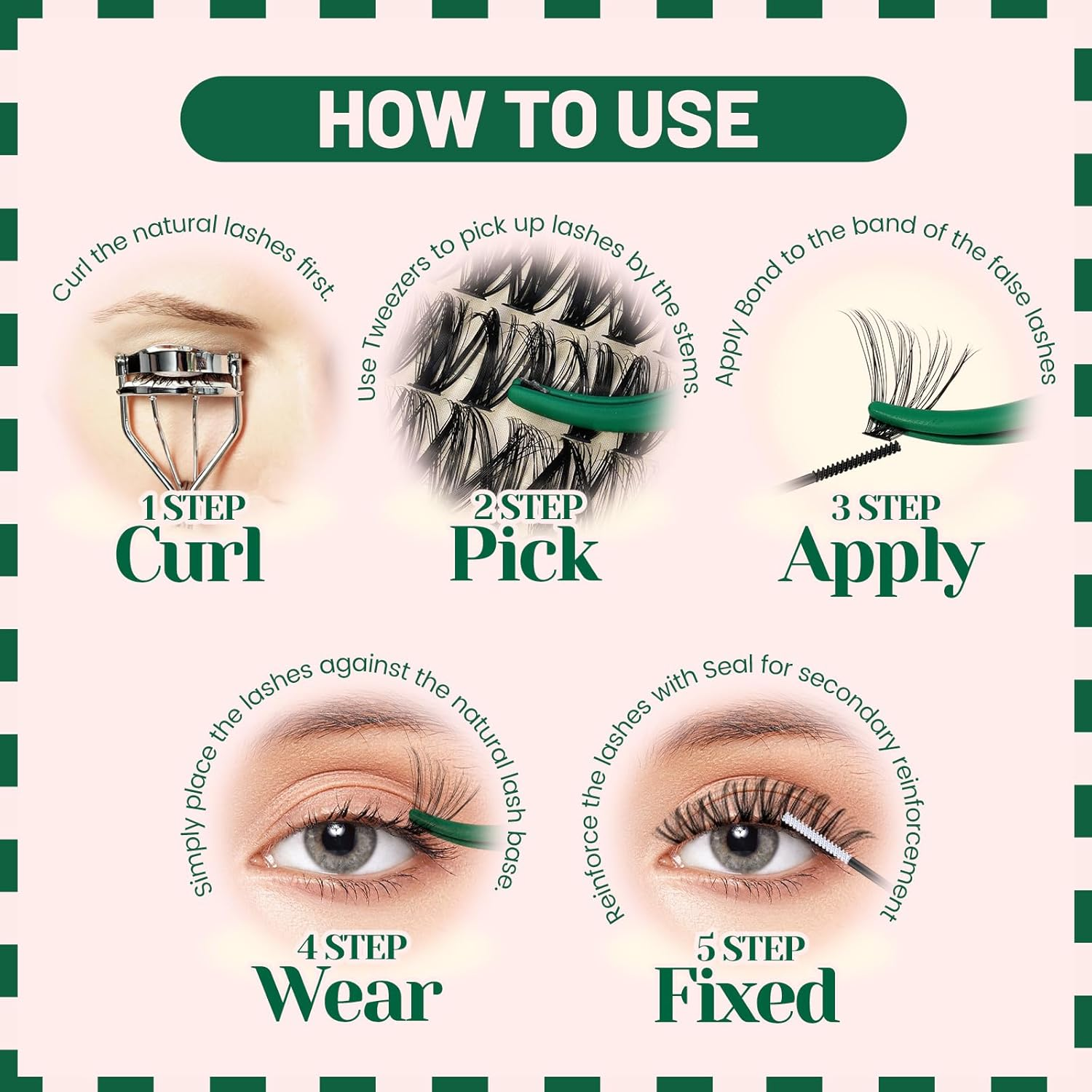 Lash Extension Kit 280Pcs 30D&40D 9-16Mixed Eyelash Extension Kit Wispy Individual Lashes DIY Lash Clusters Kit with Lash Bond and Seal Lash Applicator for Beginner at Home(Kit-30D&40D-9-16Mix)