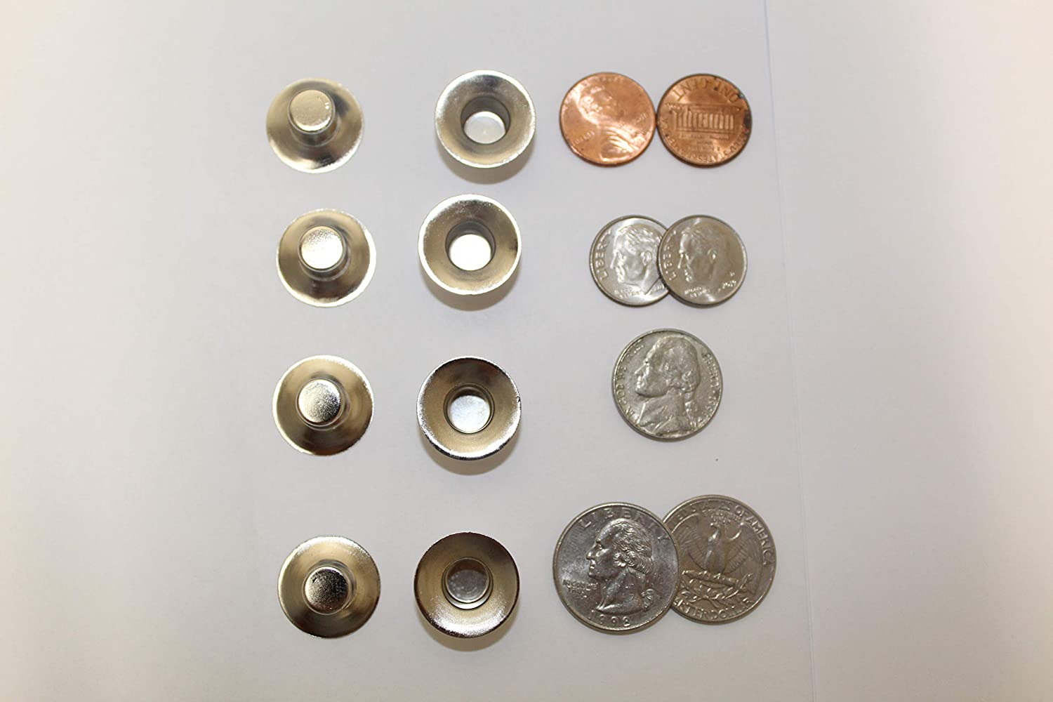 Metal Candle Cups with round Flat Base - Use with Menorah Candelabra - Prevents from Wax Dripping - Candle Holders Perfect for Lamp or Candle Making Projects - Silver, 6/16" Opening (90 Pieces) image number 1