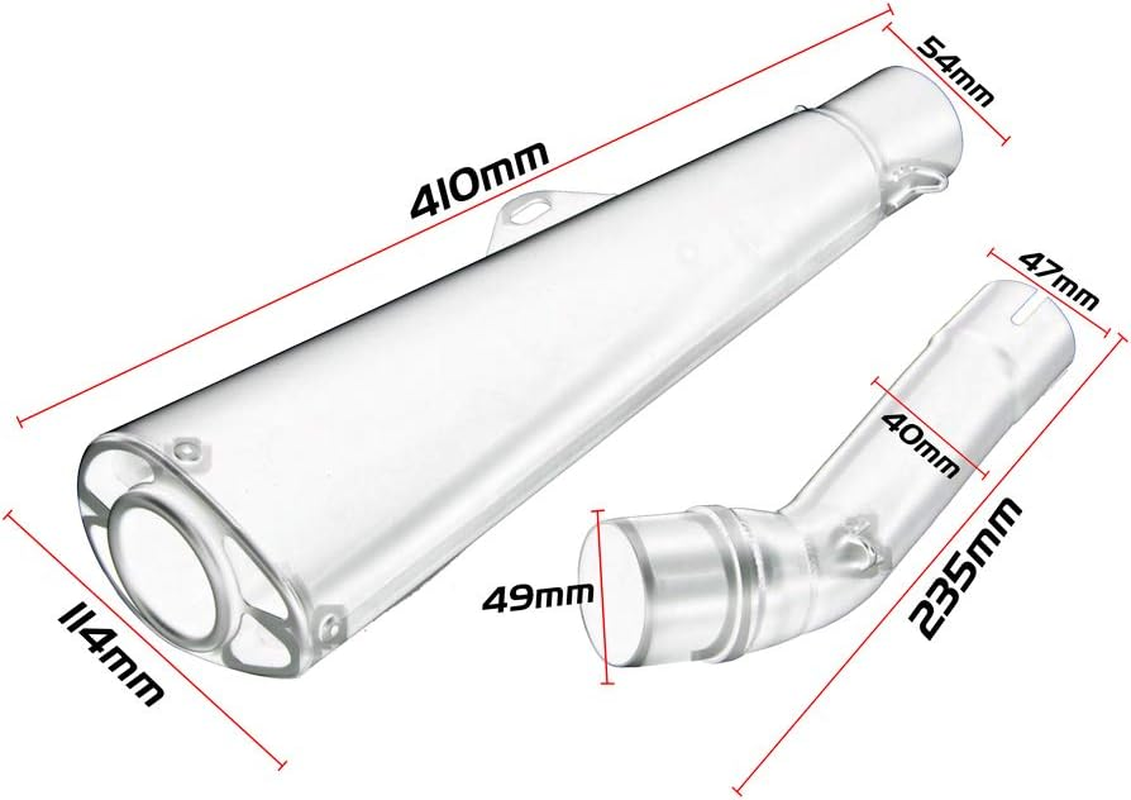 Motorcycle CMX500 Slip on Exhaust Muffler Pipe Tube Upgrade Accessories Parts Compatible with H.Onda Rebel CMX 500 CMX500 Rebel500 2017 2018 2019 2020 2021 2022 2023 17-23 image number 3