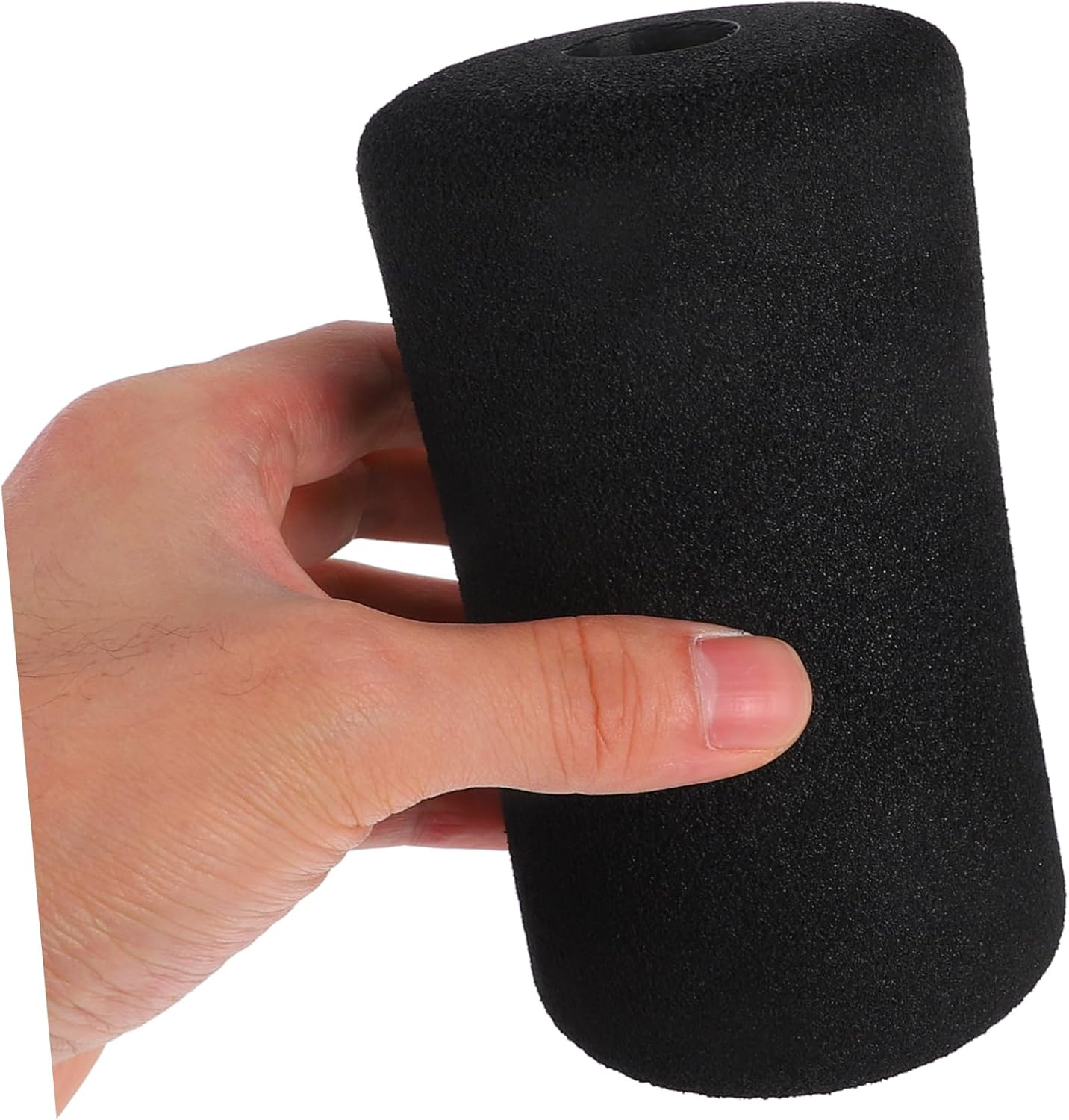 Kisangel 4Pcs Foam Foot Pads Rollers for Universal Home Gym Equipment Covers Leg Extension Replacement Machine Pads for 22Mm Inner Diameter 135Mm Length image number 3