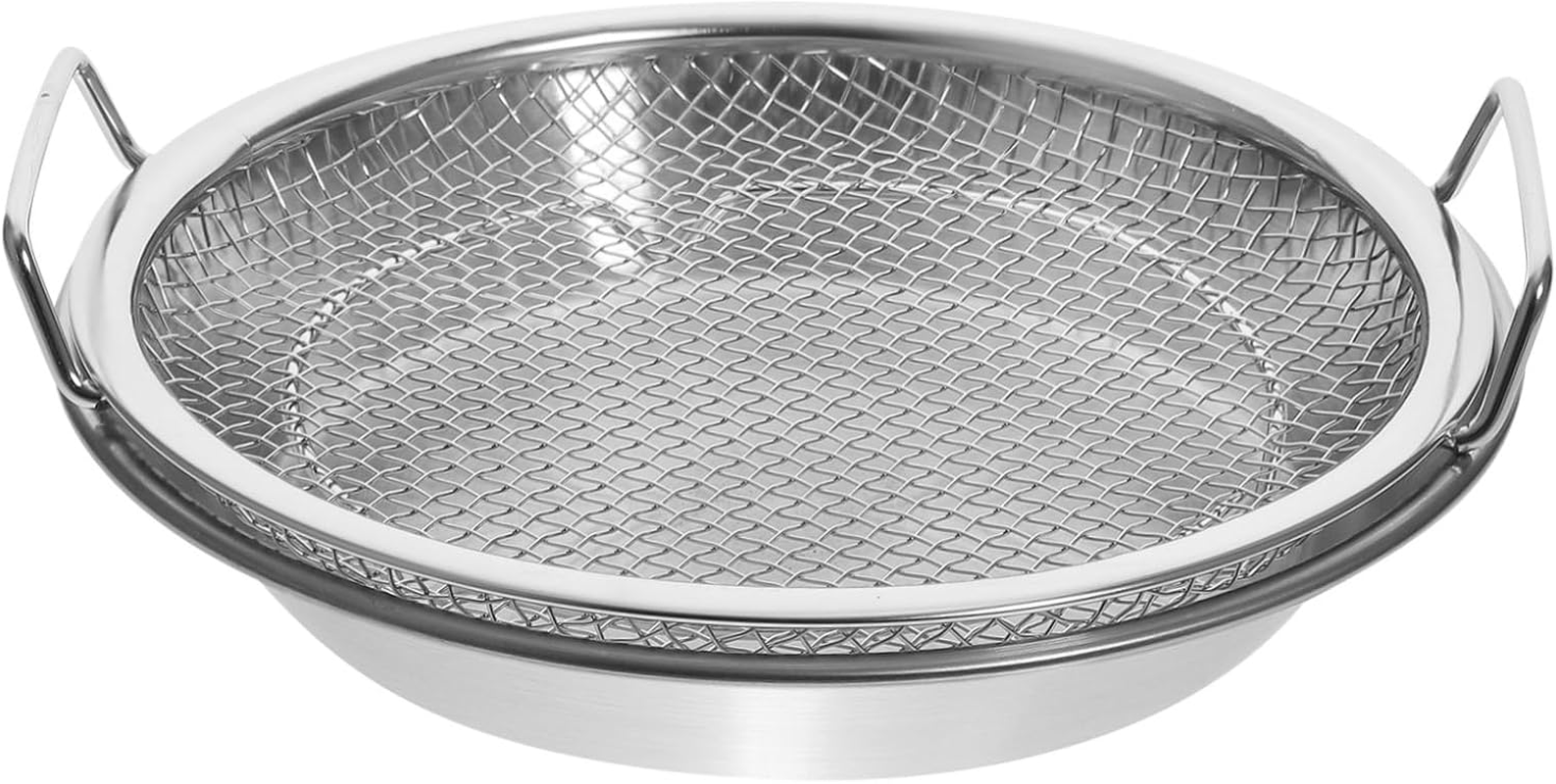 CIYODO Fried Foods Plate Drain Rack Snack Storage Tray Stainless Steel Food Holder Barbecue Plate image number 6