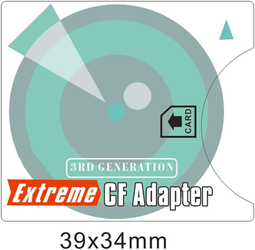 NFHK Camera SD SDHC SDXC to High-Speed Extreme Compact Flash CF Type I Memory Card Adapter