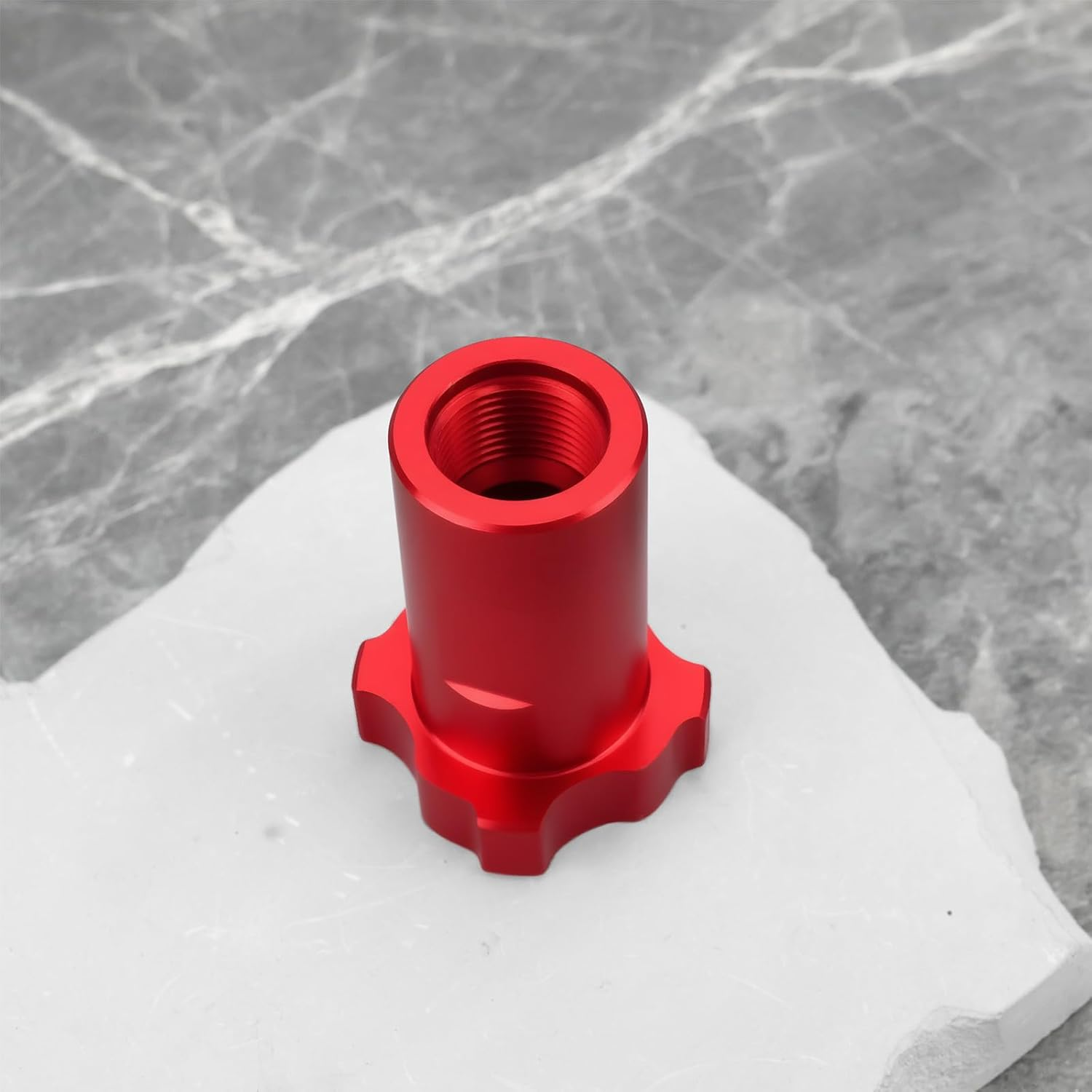 2Pcs Metal Spray Gun Cups Aluminum Adapter M14X1.0Mm for Disposable Measuring Cups image number 4