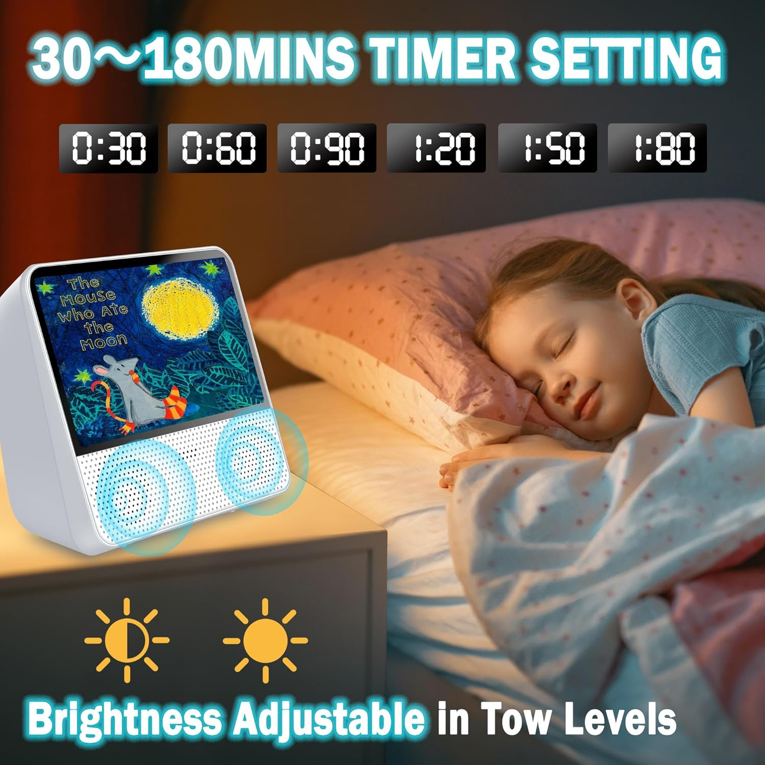 9.8" Portable DVD Player Bluetooth with 7'' Screen, 5 Hour Rechargeable Car DVD Player for Kid, Child, All Region, Support Cd/Bluetooth/Usb/Aux/Timer Off/Aux, Sync Screen to TV, Remote Control, Ourdo image number 4