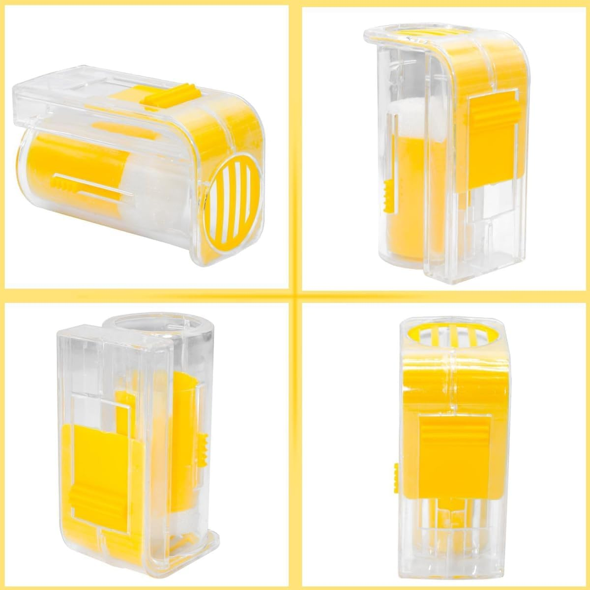 AIMALL Queen Bee Marker Bottle Beekeeping Tool, 3.54X2.17X1.57 Inch, Durable Plastic Cage for Catching and Marking Queen Bees, Non-Toxic and Lightweight Design image number 1