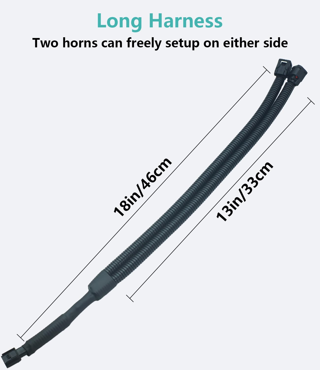 Car Horn 1-2 Connector Converter Wiring Harness Splitter Adapter for Honda Civic 2016-, CR-V 2017-, HR-V 2023-, Insight 2019-, 2019-, Dual Tone Horn Upgrade Type Y (New Honda) image number 6