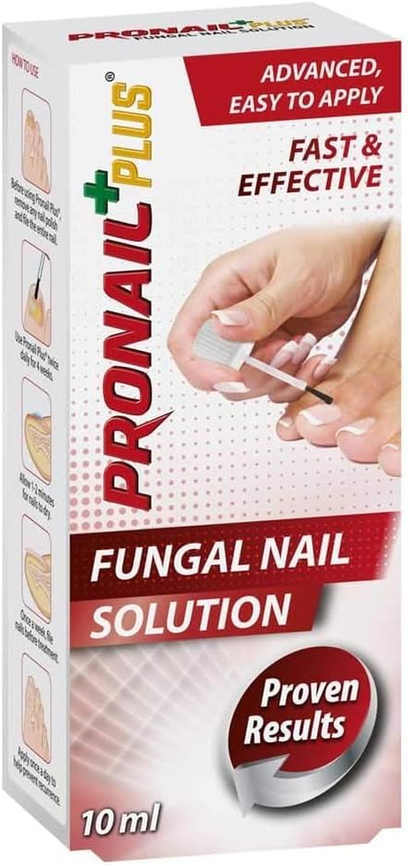 PRONAILPLUS FUNGAL Nail Solution 10Ml &ndash;TREATMENT for FUNGAL NAIL SOLUTIONS Pronail plus Treats Fungal Nail Infections Fast and Effectively image number 3