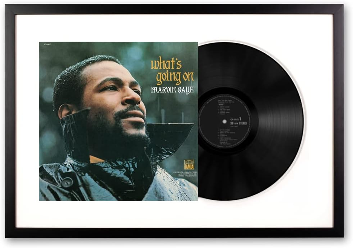 Vinyl Art Marvin Gaye What'S Going on Memorabilia Framed image number 4