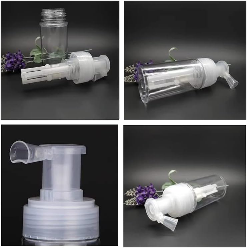 Duehut 110Ml Powder Spray Bottle Portable Detachable Travel Spray Bottle Plastic Powder Sprayer Bottles Container PET Cosmetics Bottlerefillable Hair Fiber Applicator for Home Barber Shop image number 2