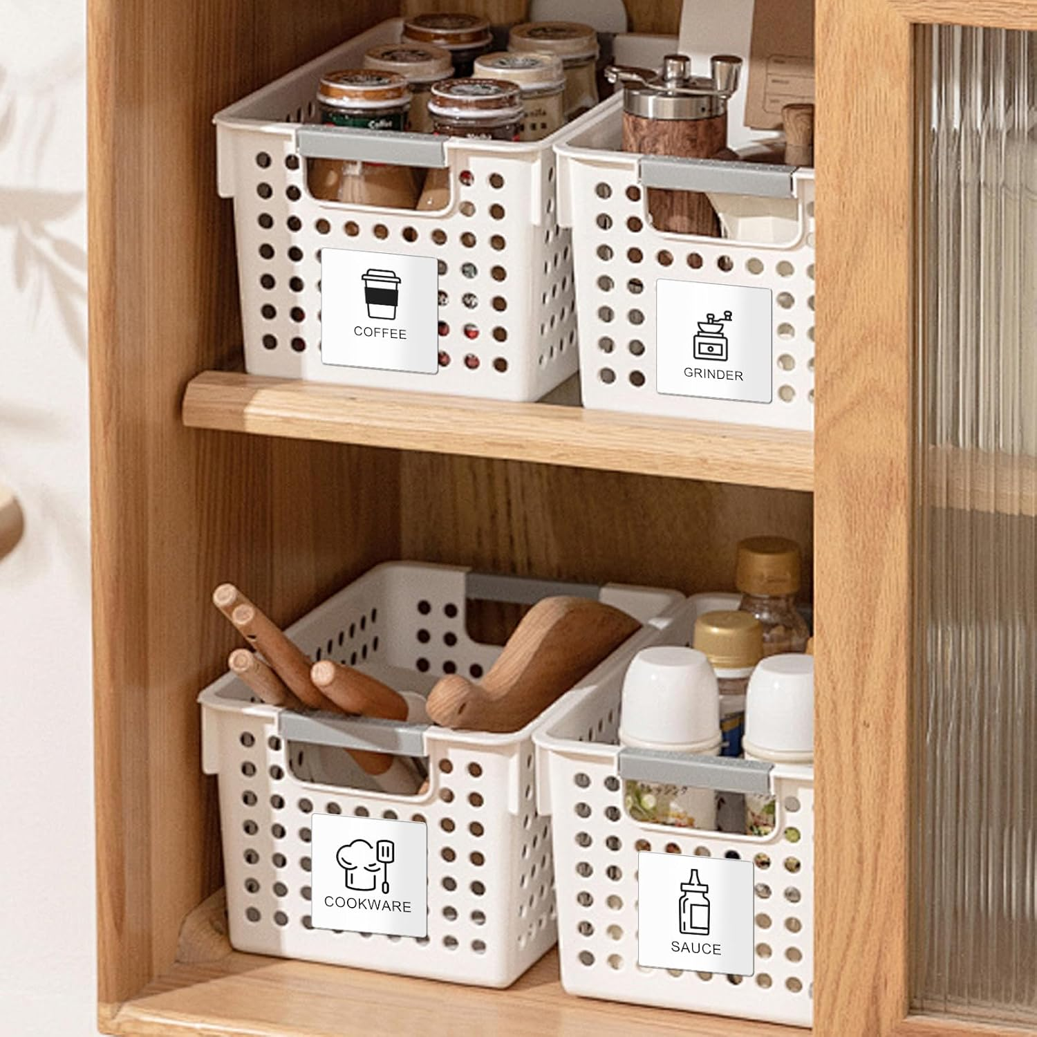 YIKIADA White Direct Thermal Labels Self-Adhesive 2 Inch X 2 Inch Rectangle Printer Stickers Waterproof Vinyl Decal Nametag for QR Code Adress Busineses & Warehouses 500 PCS per Roll - Brown image number 3