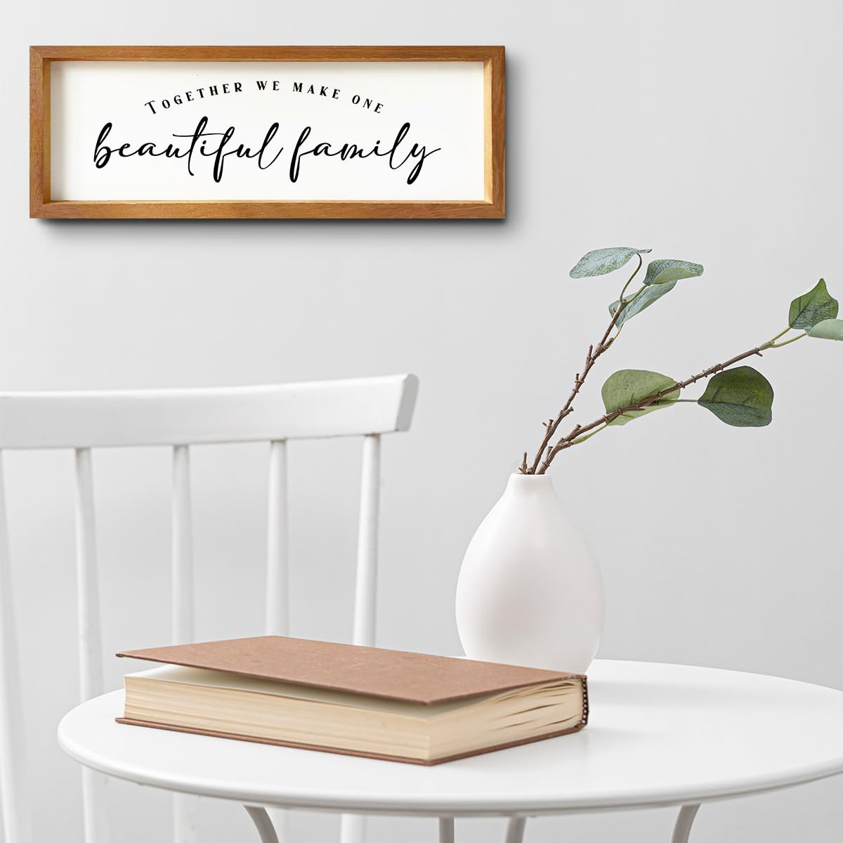 Rustic Country Family Quote Decorative Wooden Framed Sign - First House Must Haves & Housewarming Gifts - Farmhouse Wall Decor for Entryway, Garden, Garage image number 5