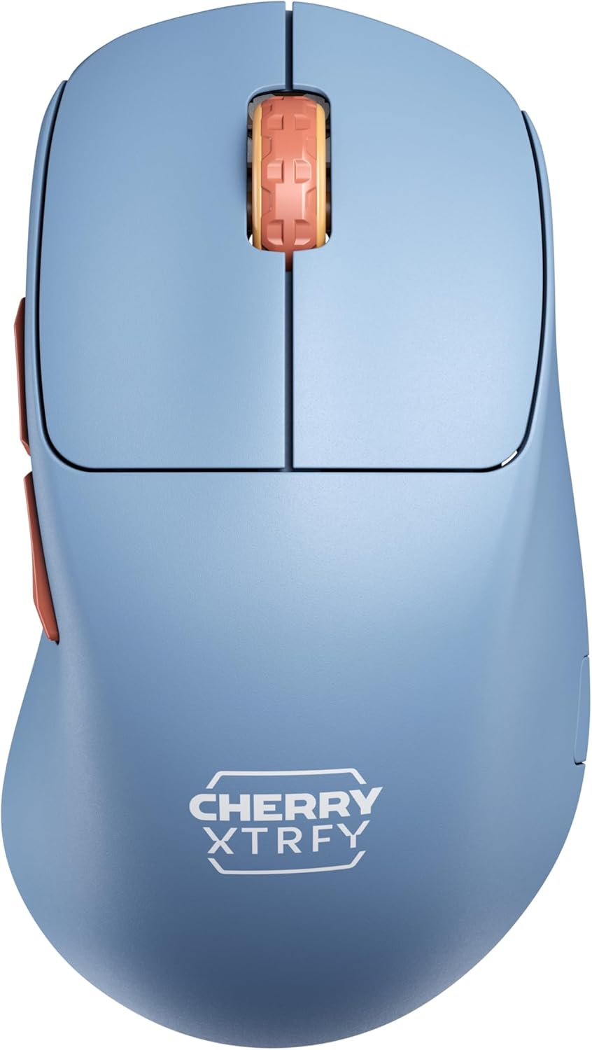 CHERRY XTRFY M68 Pro Wireless, Ultra Fast Wireless Gaming Mouse, 2.4 Ghz Radio, Optimised for Eports, 8K Mouse, Symmetrical Shape with Flat Front, White image number 2