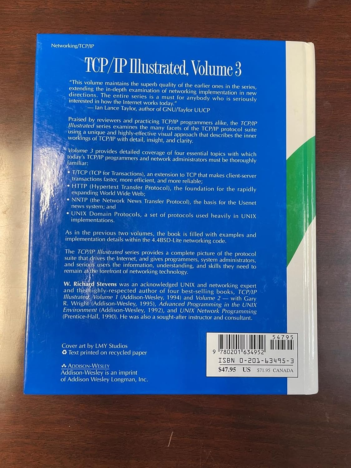 TCP/IP Illustrated, Volume 3: TCP for Transactions, HTTP, NNTP, and the UNIX Domain Protocols - Hardcover image number 3