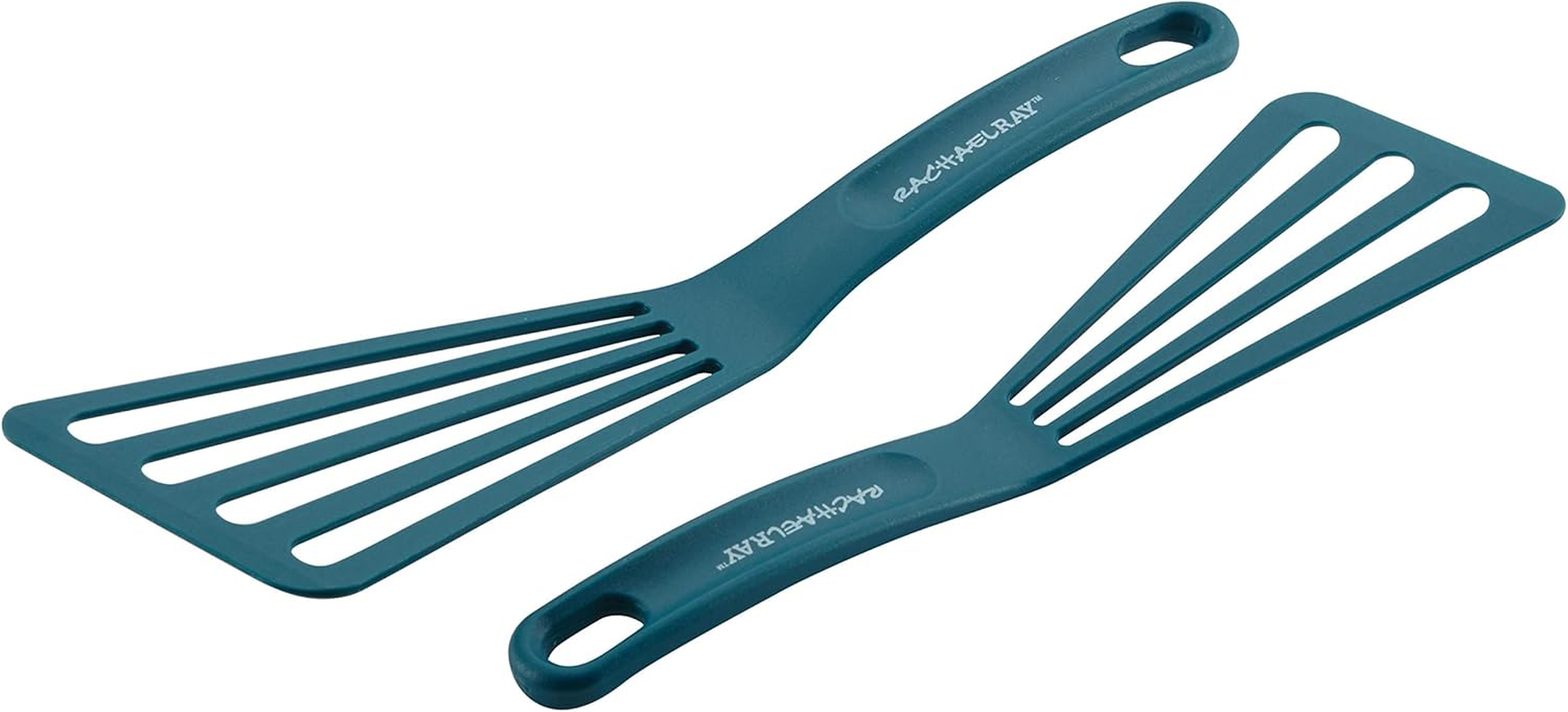 Rachael Ray Tools & Gadgets 2-Piece Nylon Turner Set, Marine Blue - Blue image number 3