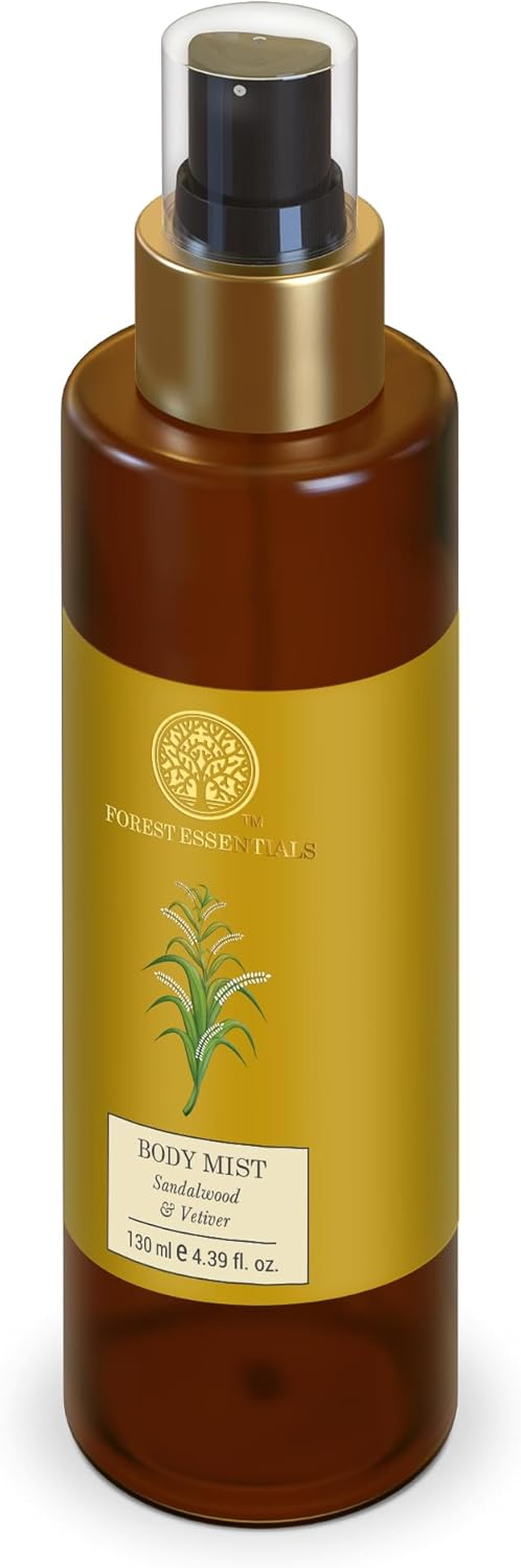 Forest Essentials Body Mist Sandalwood & Vetiver 130Ml