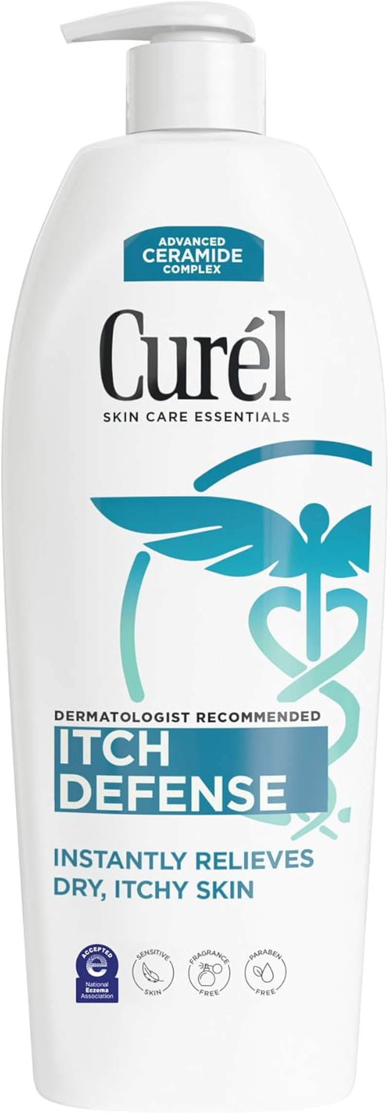 Curel Itch Defense Calming Body Lotion, Moisturizer for Dry, Itchy Skin, Body and Hand Lotion, with Advanced Ceramide Complex, Pro-Vitamin B5, Shea Butter, 20 Oz image number 4