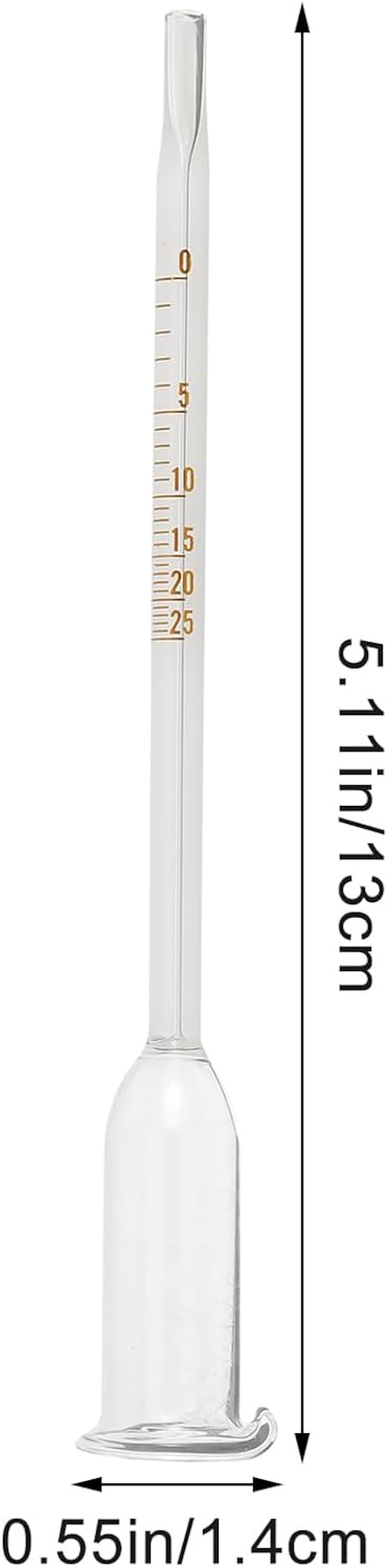 Gatuida Alcohol Content Meter - Precision Hydrometer for Wine and Liquor Testing with Measuring Cup - Essential Tool For image number 2