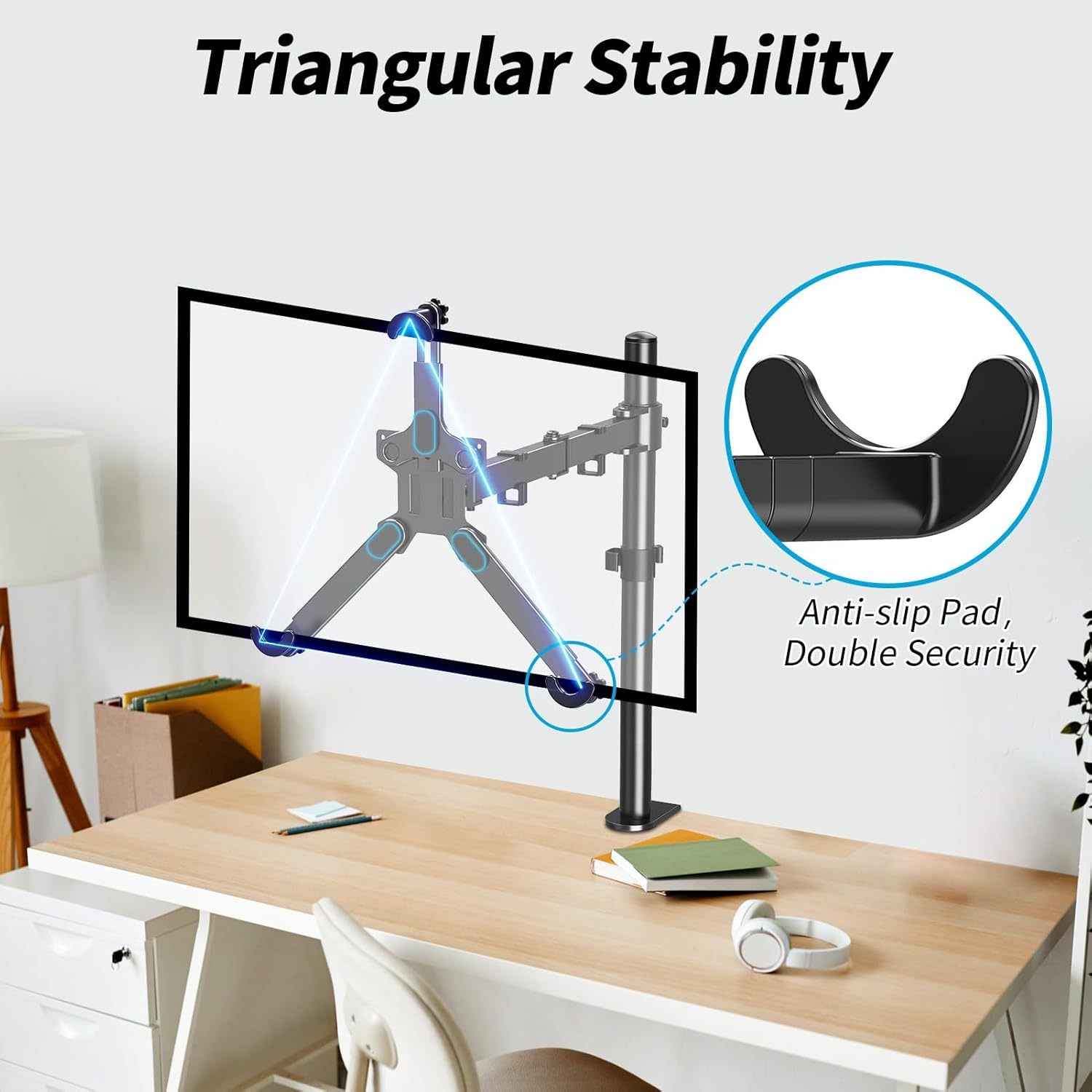 MOUNTUP Universal VESA Mount Adapter Kit, Non-Vesa Monitor Mounting Adapter for 19 to 32 Inch Computer Screens,Vesa Bracket 75X75Mm/100X100Mm Compatible, Max Load 17.6Lbs, MU0045-AU image number 4