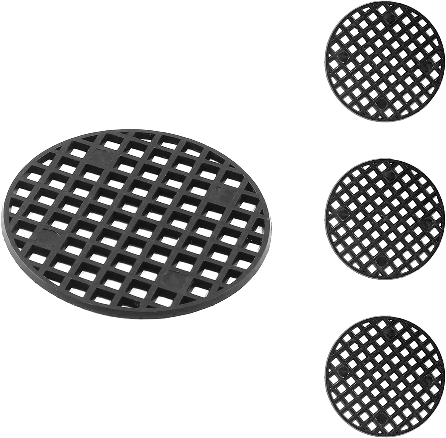 Bivethoi 100Pcs Plant Pot Mesh Screen, Black, 1.8" (45Mm), Garden, Aeration, Round, Both Indoor/Outdoor, Planter, Polyethylene (PE), Insert, Pot, Plant Pot Screen image number 6