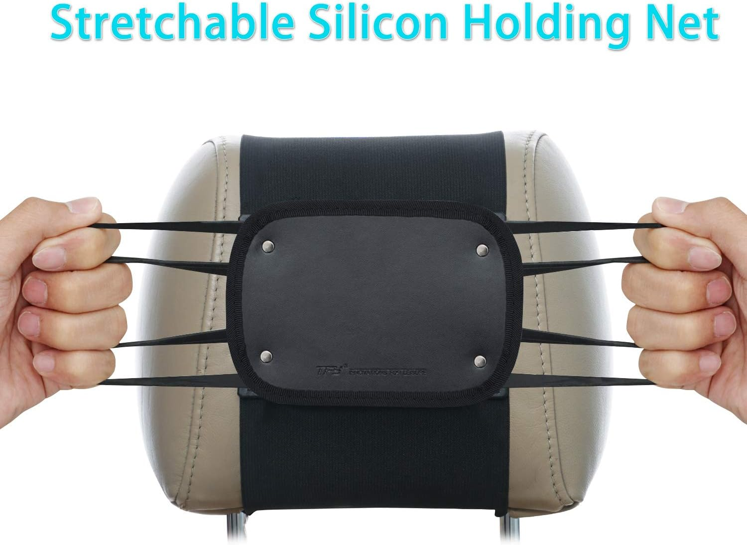 TFY Ninitendo Switch Car Mount Swivel Car Headrest Mount Silicon Holder for Game Machine Nintendo Switch image number 6