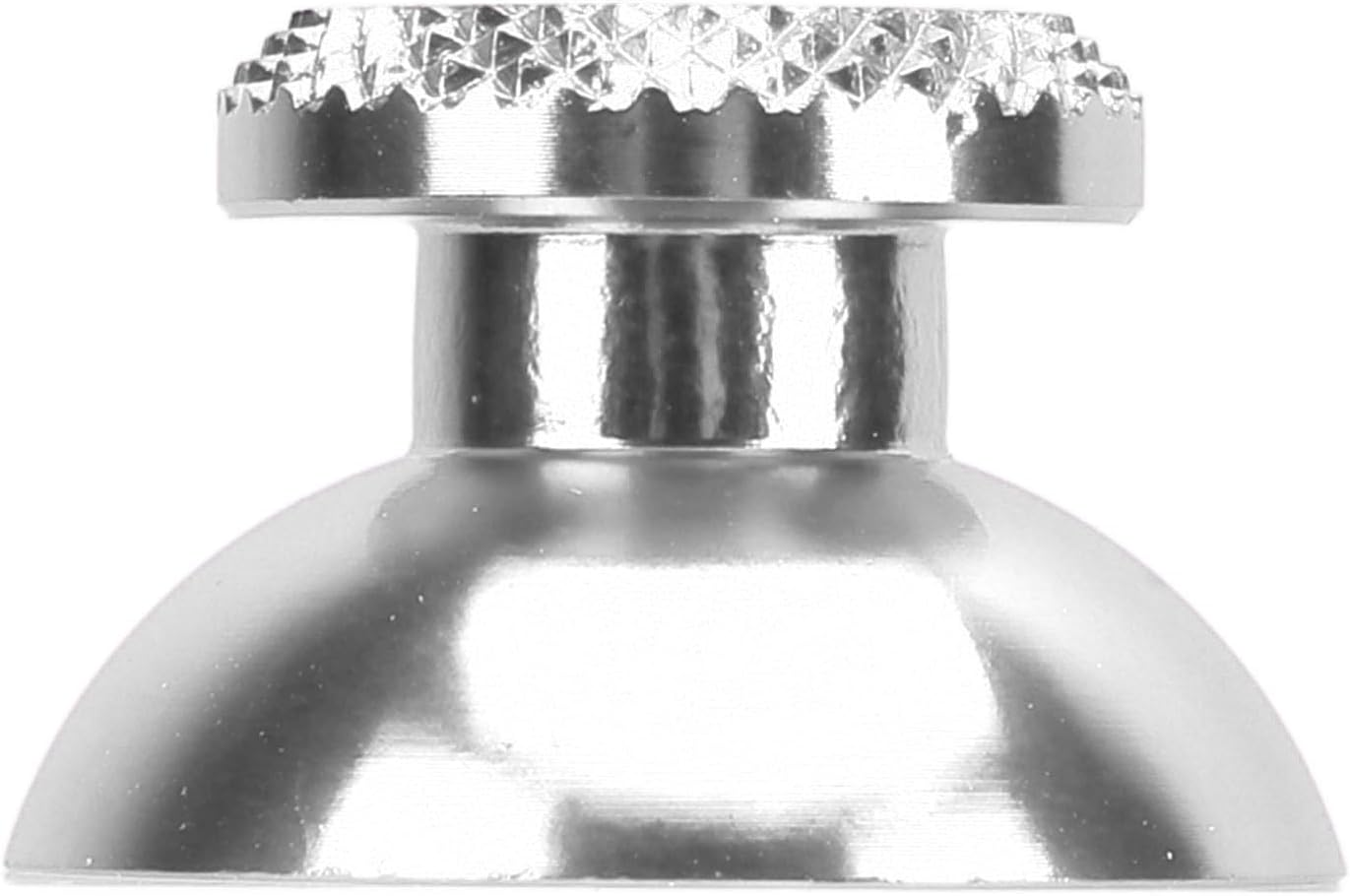 2Pcs Thumb Grips Joystick Cap Analog Stick Cover for PS5, Thumb Grip Caps for Handheld Game Console Controller (Silver)