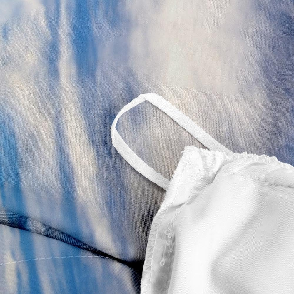 3D Sea Beach Conch Starfish Shell Quilt Cover Set Bedding Set with Pillowcases, Single/Double/Queen/King Size (Double) image number 1