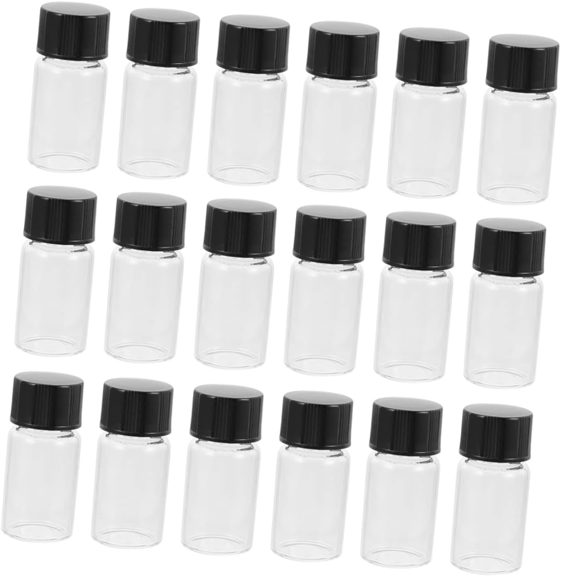15Ml Glass Sample Bottles with Screw Caps 30Pcs Flat Bottom Vials for Lab Testing and Essential Oil Containers image number 4
