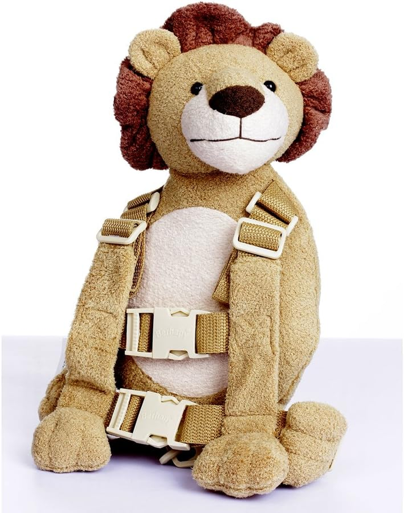2 in 1 Lion Toddler Safety Harness Backpack Children'S Walking Leash Strap(Yellow) image number 2