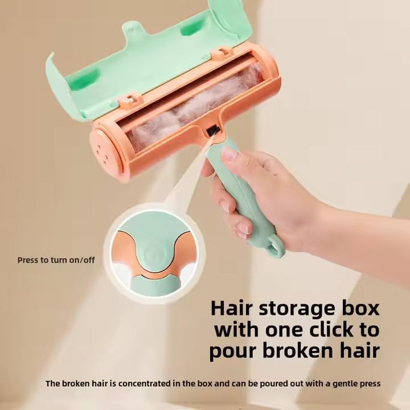 GHOST MONKEY Pet Hair Remover Roller, Dog and Cat Fur Lint Remover Brush Roller, Pet Hair Catcher, Reusable Self-Cleaning for Furniture, Laundry, Bedding image number 4