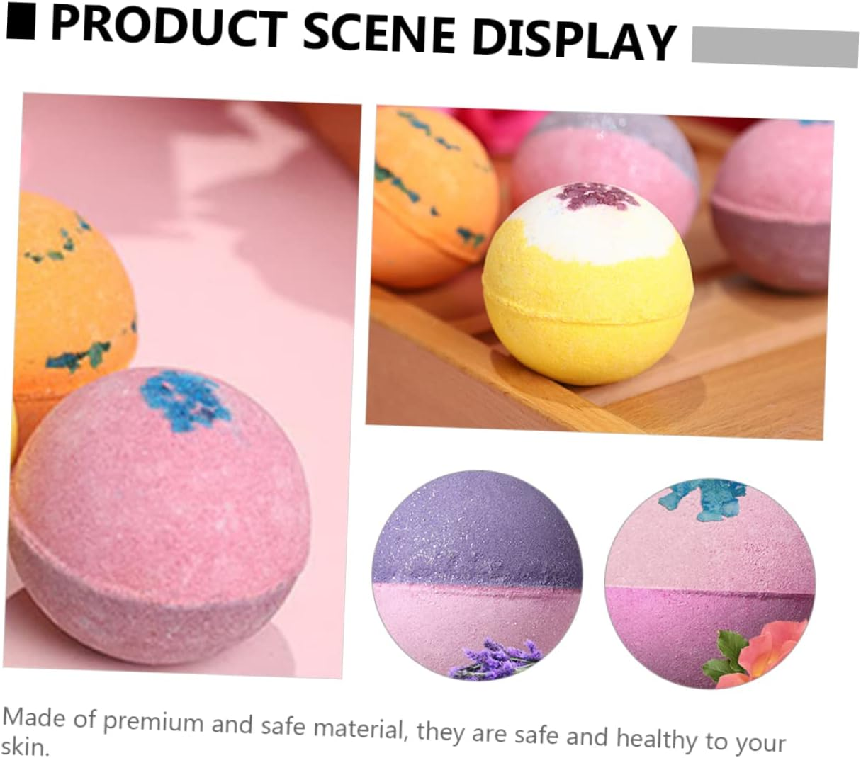 Beavorty 6Pcs Large Bubble Adorable Animals Bath Bomb for Boys and Girls and Adults image number 5