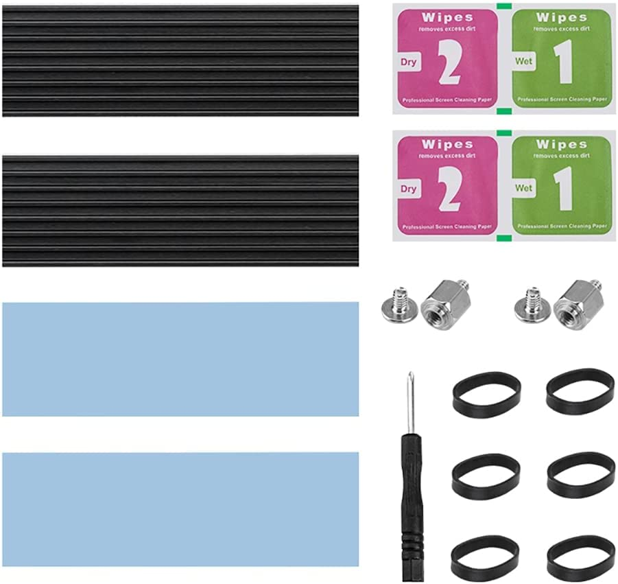 RGEEK 2Pcs M.2 SSD Heat Sink NVME NGFF M.2 2280 Solid State Hard Disk Aluminum Heatsink Cooler Radiator Thermal Cooling Pad for PC image number 3