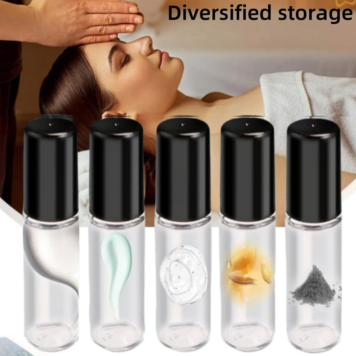 Wujzkisster Essential Oil Roller Bottle 10Ml 10 Pieces, Empty Clear Glass Roller Bottles for Essential Oils Leak Proof, Refillable image number 5