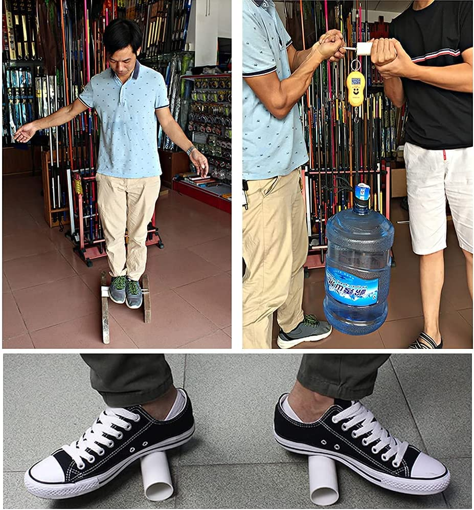 Fishing Rod Holder, 4 Pack Fishing Pole Holders Ground, Rod Holders for Bank Fishing, Beach Support Stand Reinforced PVC, 4 Free Alarm Bells image number 4