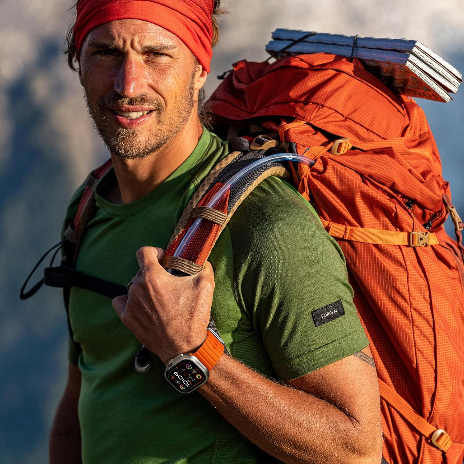 Witzon Ocean Sport Band - Compatible with Apple Watch Ultra 3/2/Ultra Band 49Mm 45Mm 46Mm 44Mm 42Mm for Men, Soft Silicone Waterproof Strap for Iwatch Series 11/10/9/8/7/6/5/4/3/2/1/Se/Ultra image number 3