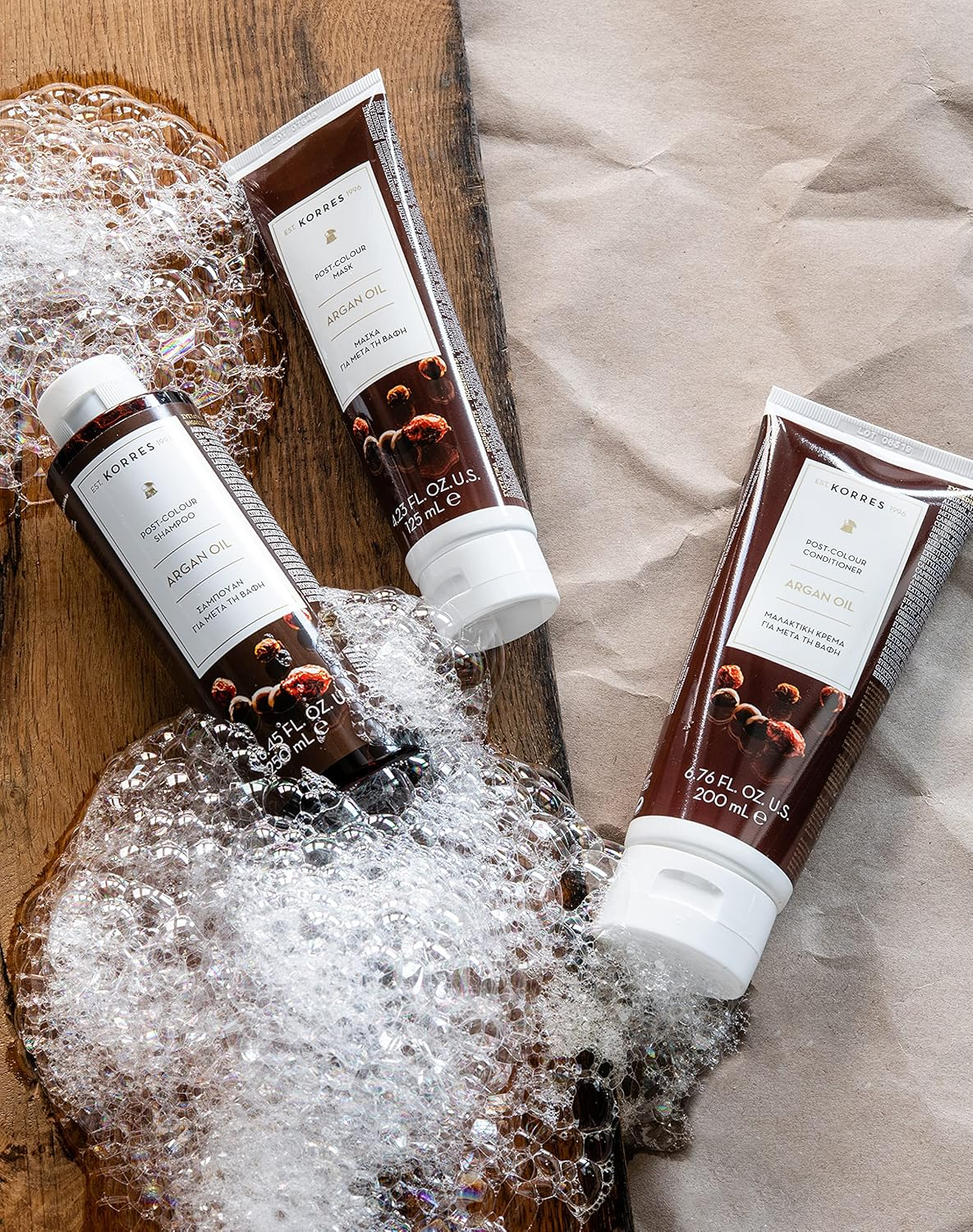 KORRES ARGAN OIL Shampoo for after Painting 250Ml image number 2