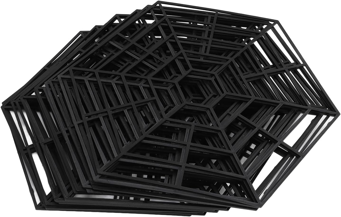 Tnfeeon 20 Set Pond Fish Protector, Lightweight Plastic Fish Netting Pond Cover with Lock Clips, Safe Barrier for Garden image number 3