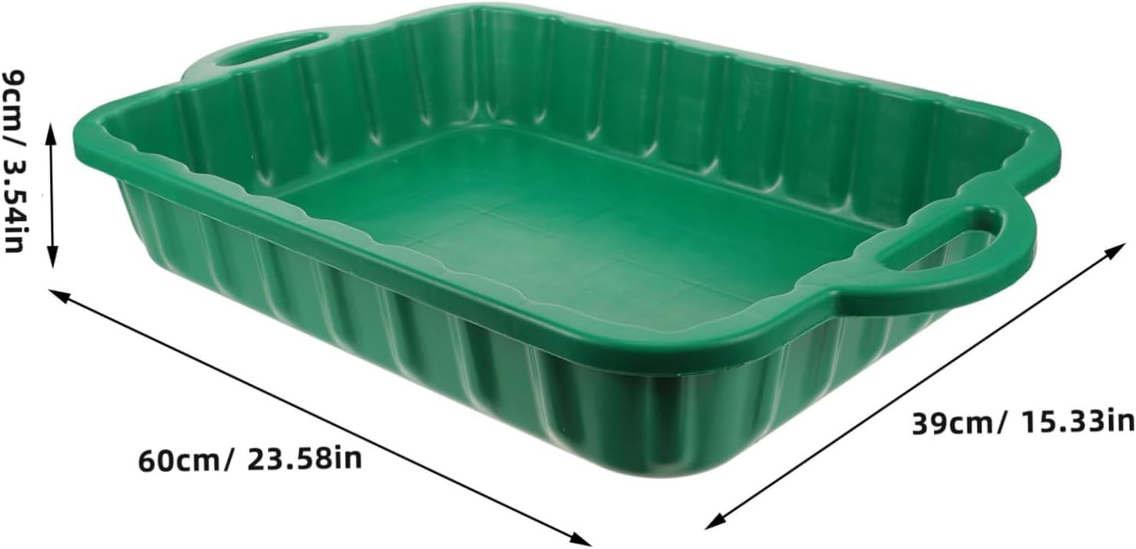 BESTYASH Thickened Plastic Oil Drain Pan and Waste Engine Collector, Large Capacity Drip and Storage Pan for Car Maintenance and Repair, Sturdy Engine Fluid Tray Suitable for Garage Use image number 4