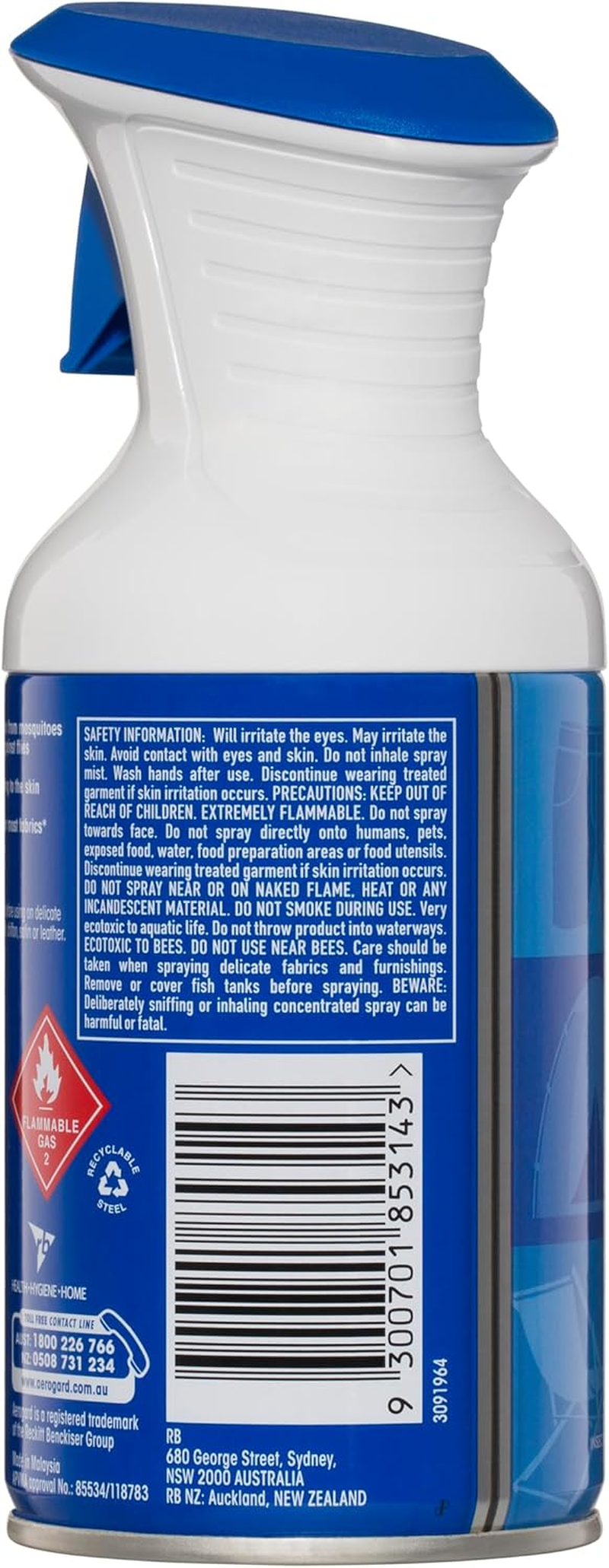 Aerogard Insect Repellent Odourless Fabric Spray, 150 G image number 1