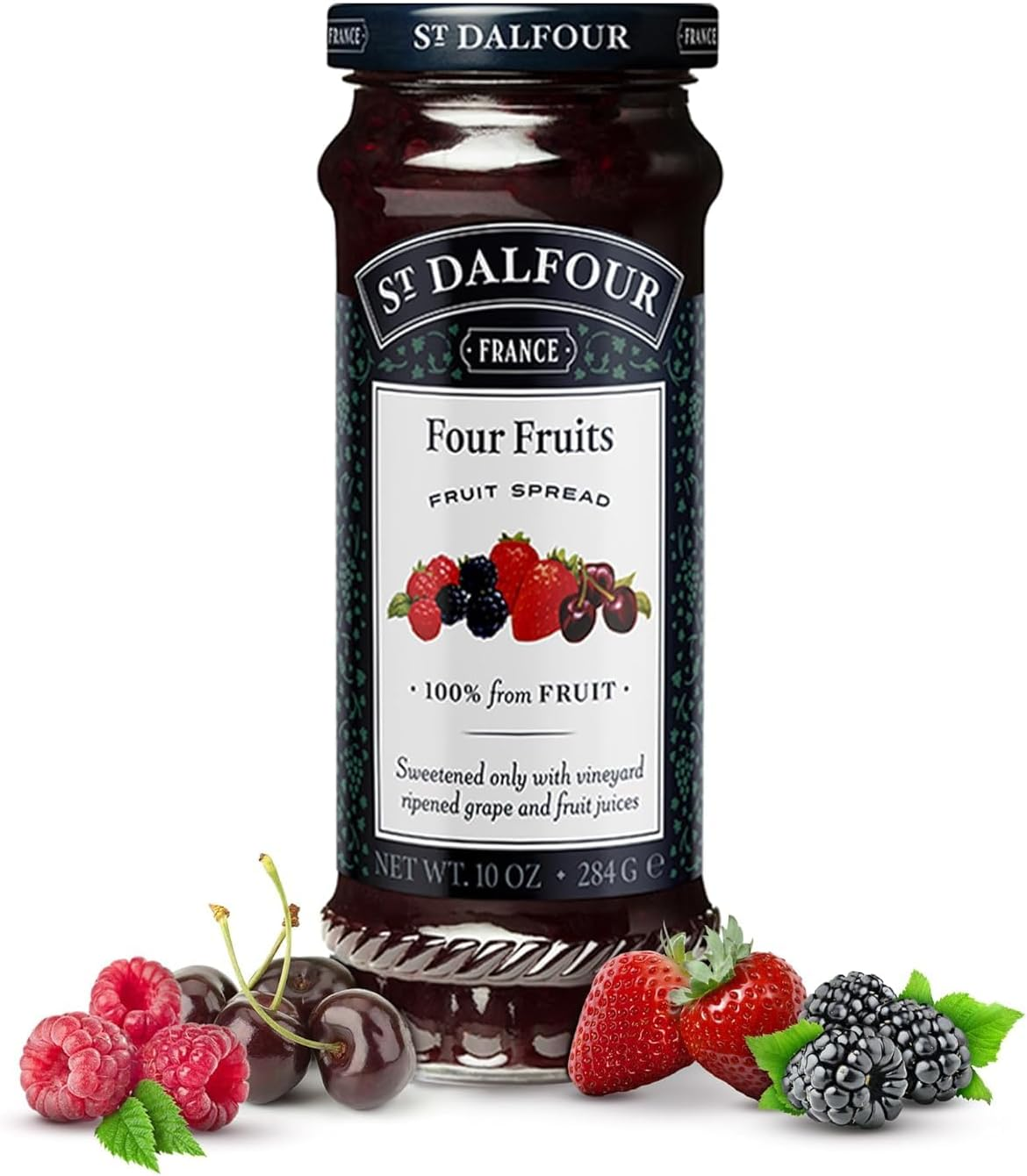 St Dalfour Four Fruits Fruit Spread 284 G image number 1