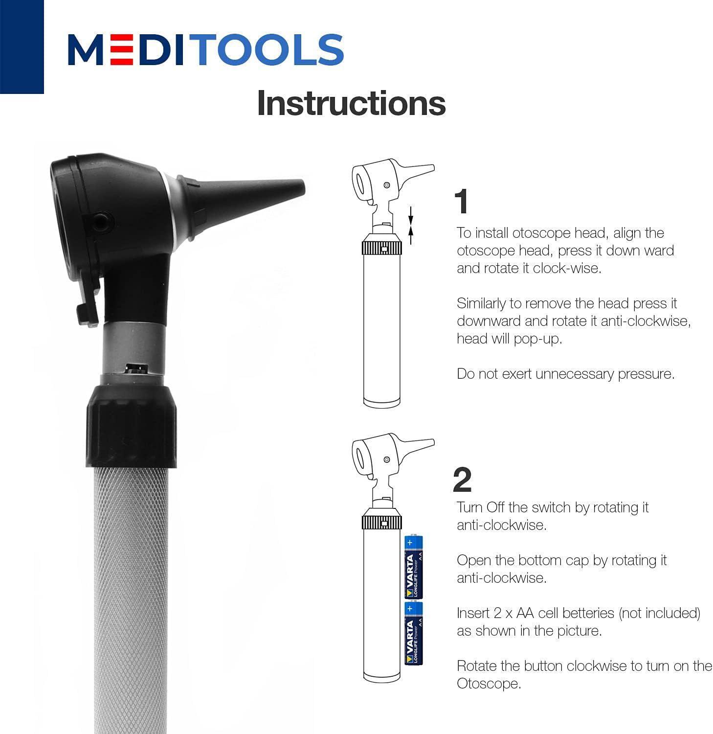 PROSKOP&reg; - Ear Otoscope, Ear Torch 4X Magnification, Diagnostic Ear Scope with LED Illumination Light, Ear Wax, Ear Canal, Ear Health Tool, Premium Quality image number 2