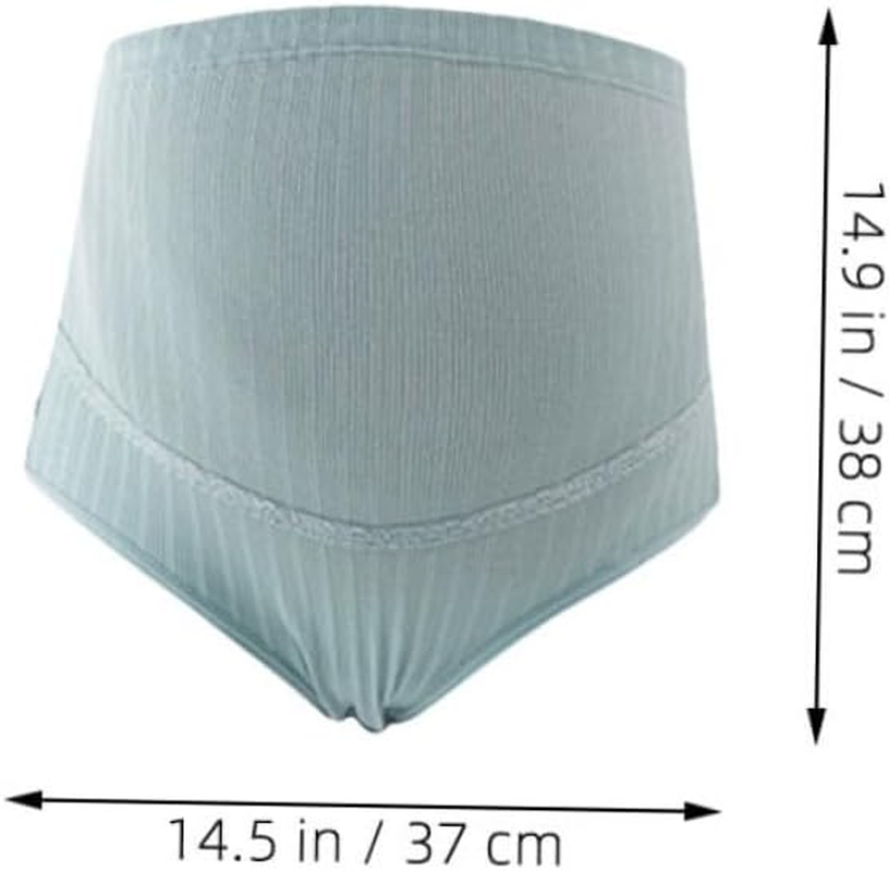 3Pcs High Waisted Maternity Underwear Panties Maternity Clothes High Waist Knickers Pregnant Clothes for Women Comfortable image number 4