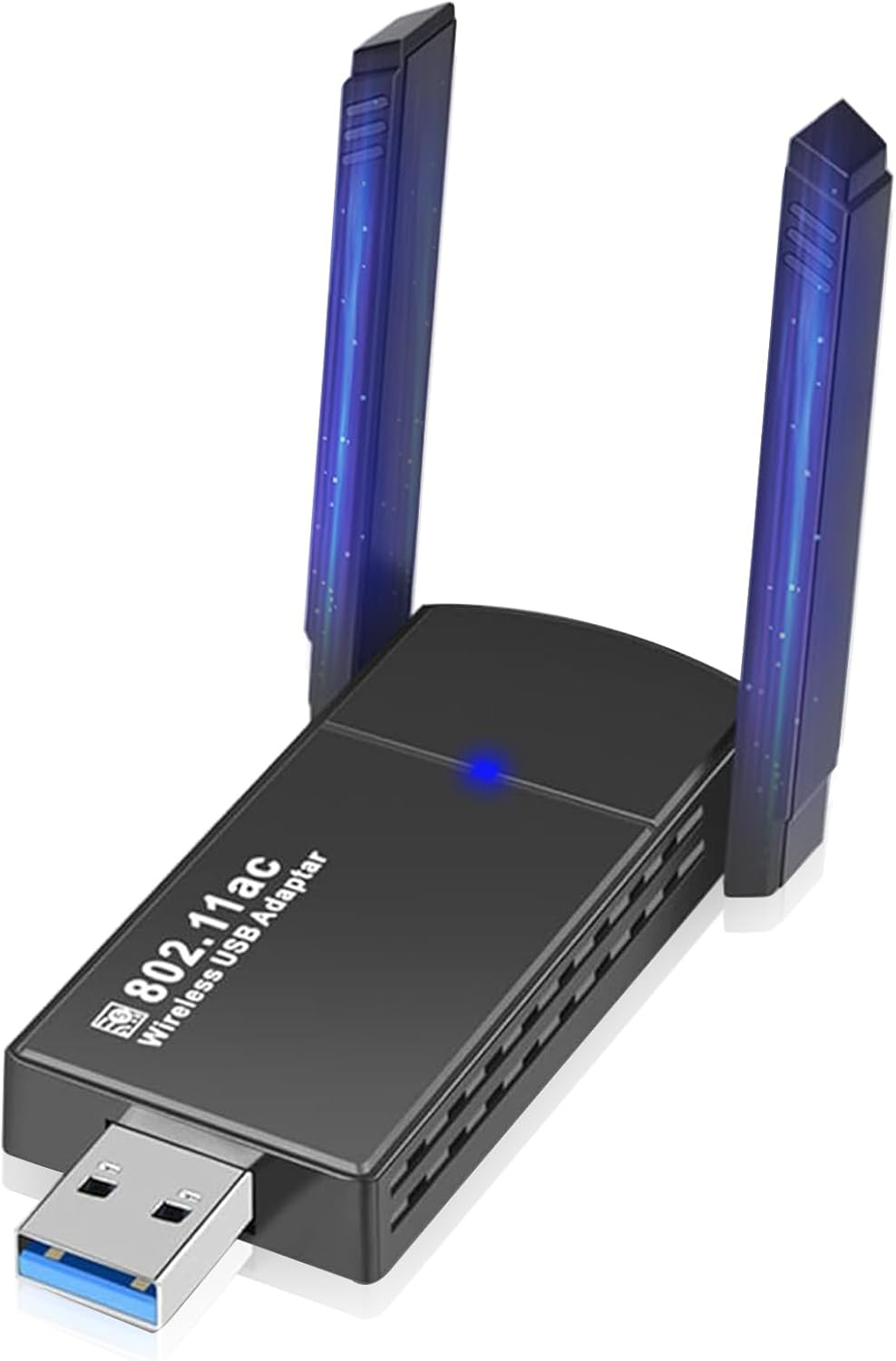 USB Wifi Adapter for PC 1300Mbps Wireless USB Computer Network Adapter USB 3.0 Wifi Dongle Wifi Antenna Dual Band 5G/2.4G for Desktop Laptop for Windows 7/8/8.1/10/11/Xp/Vista/Linux/Mac Os 10.9-10.15