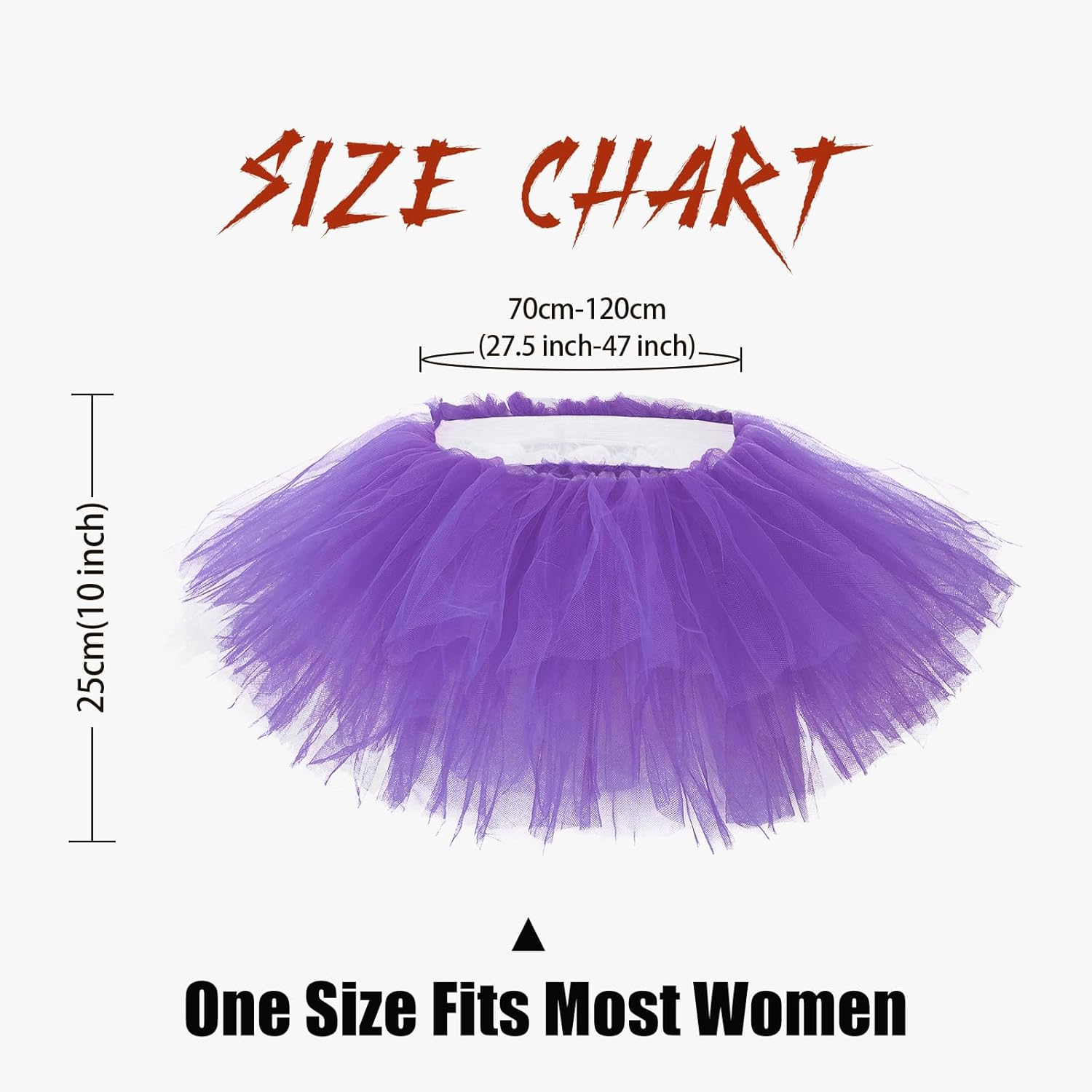 YTJYZB Women'S Classic 5 Layered Tulle Skirt Vintage Tutu Pleated Petticoat Ballet Bubble Dance Party Mini Short Pettiskirts for Cosplay Festive Costume