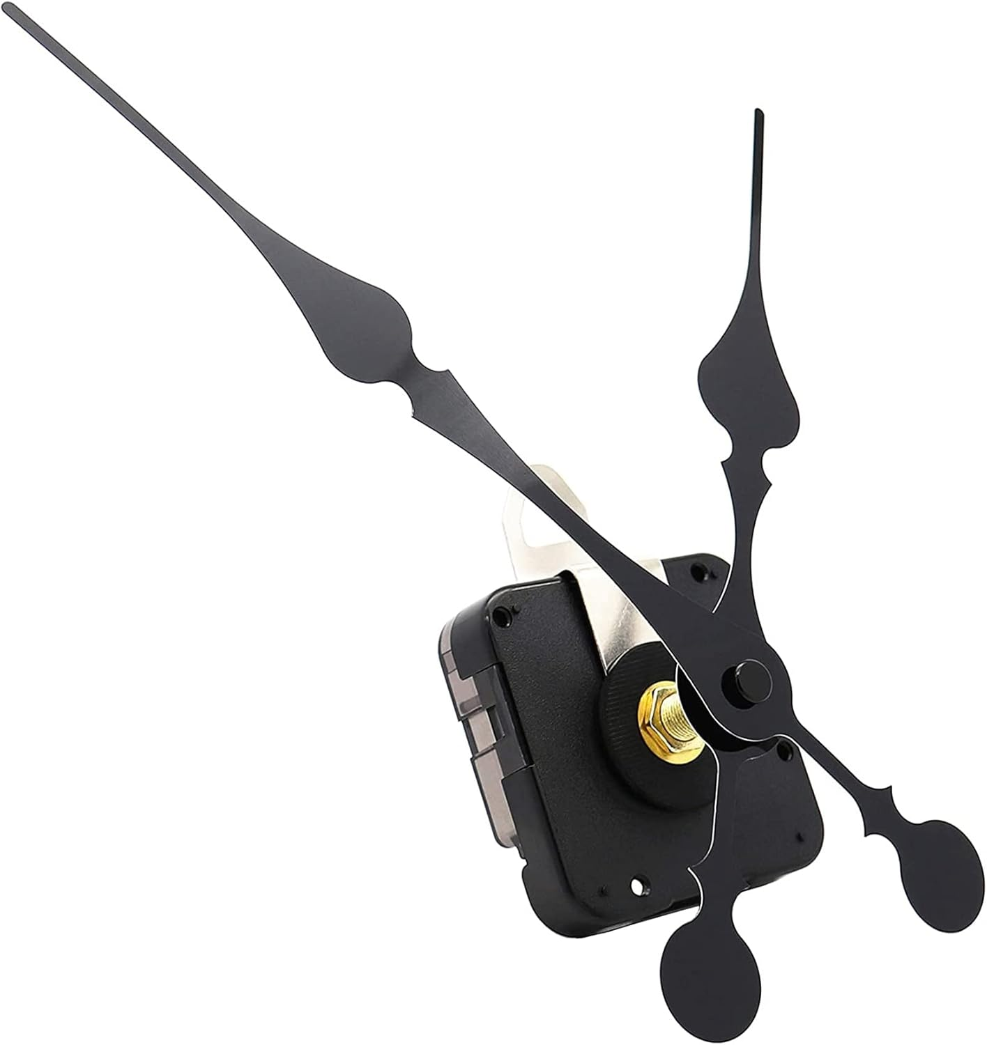 2Pcs Non-Ticking Quartz DIY Wall Clock Movement Mechanism Kit with 5 Different of Repair Parts Replacement image number 3